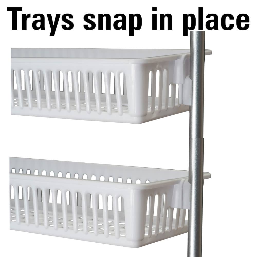 Household Essentials Over the Door Storage Rack