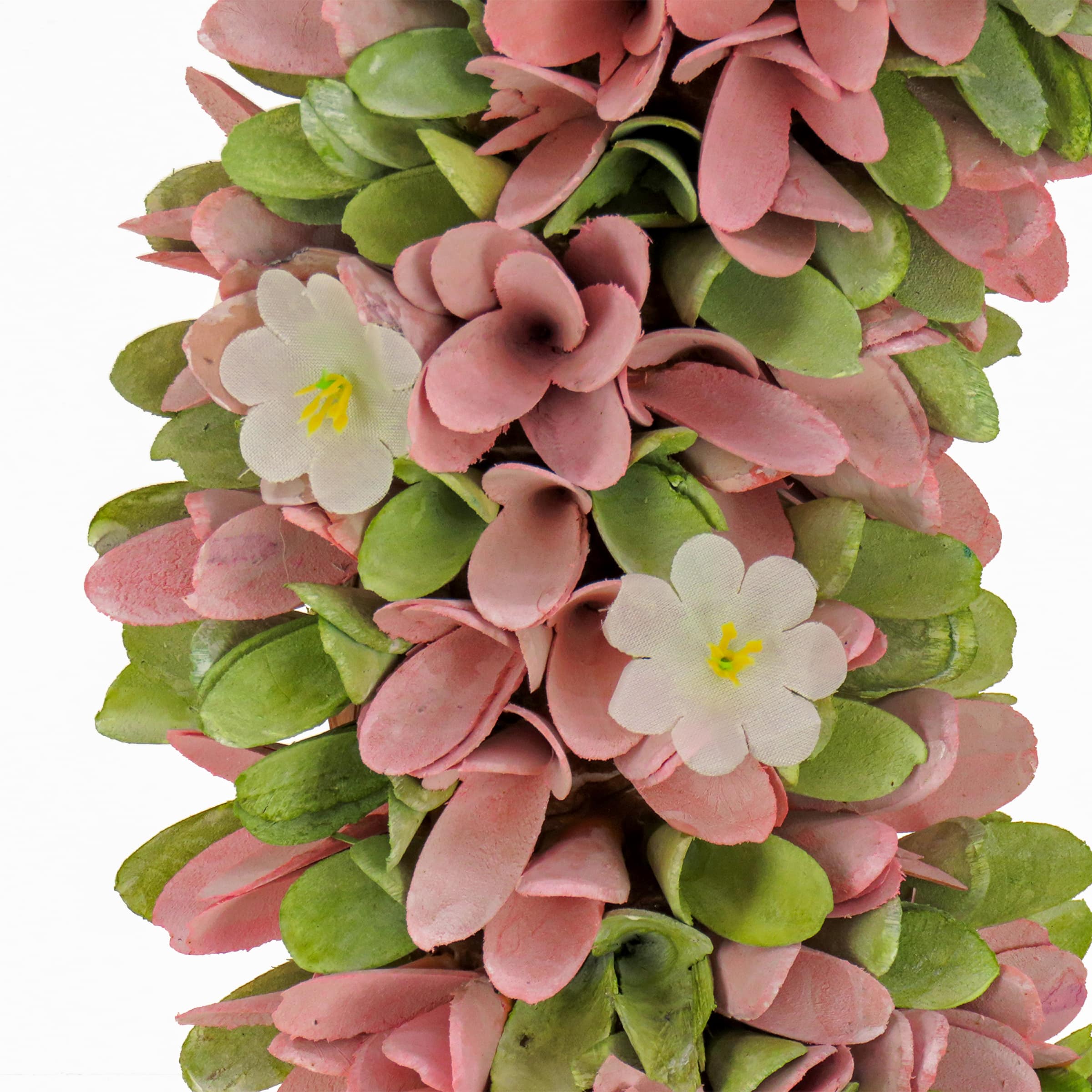 18" Spring Pink Floral Wreath