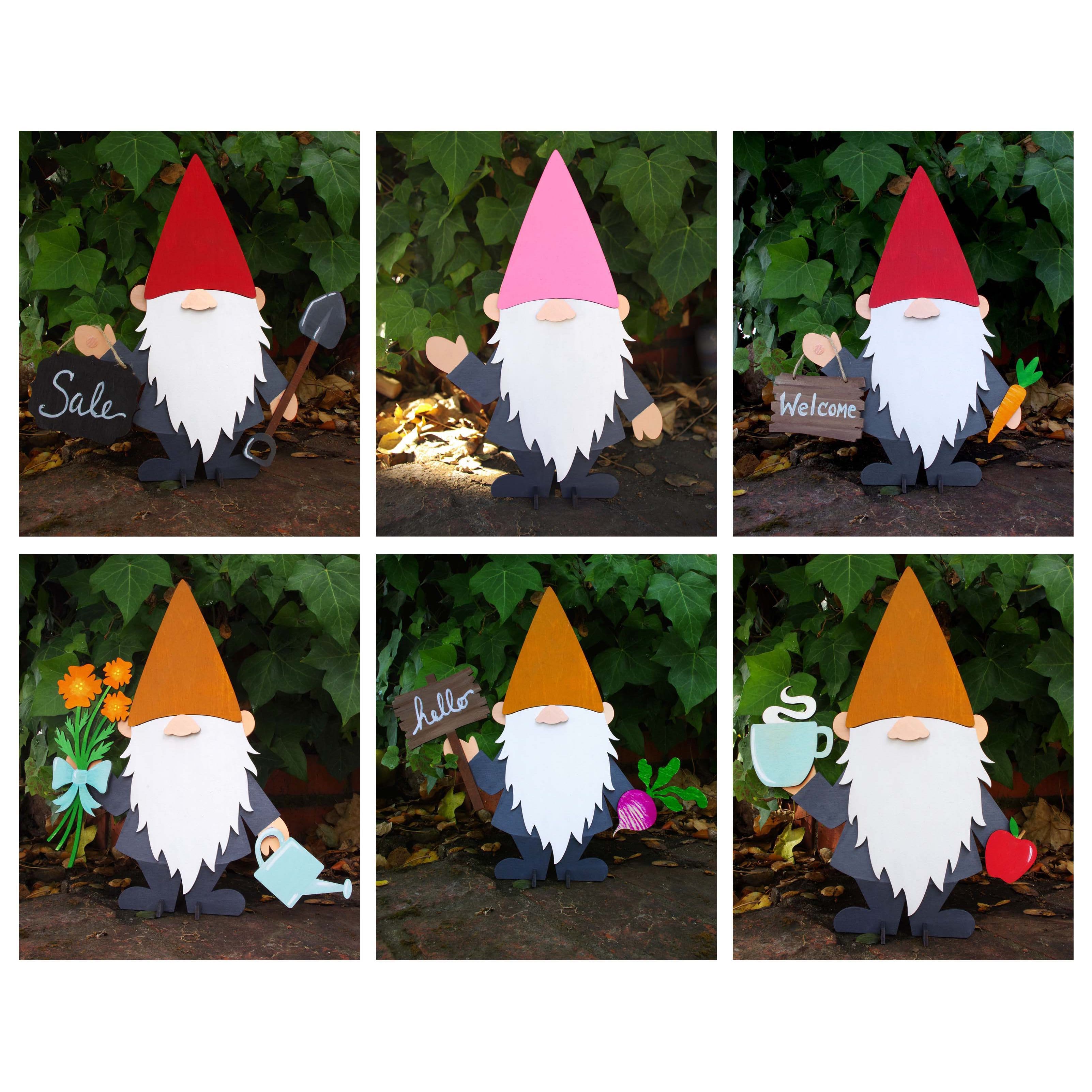 Leisure Arts&#xAE; Wooden Gnome Boy Basics Kit
