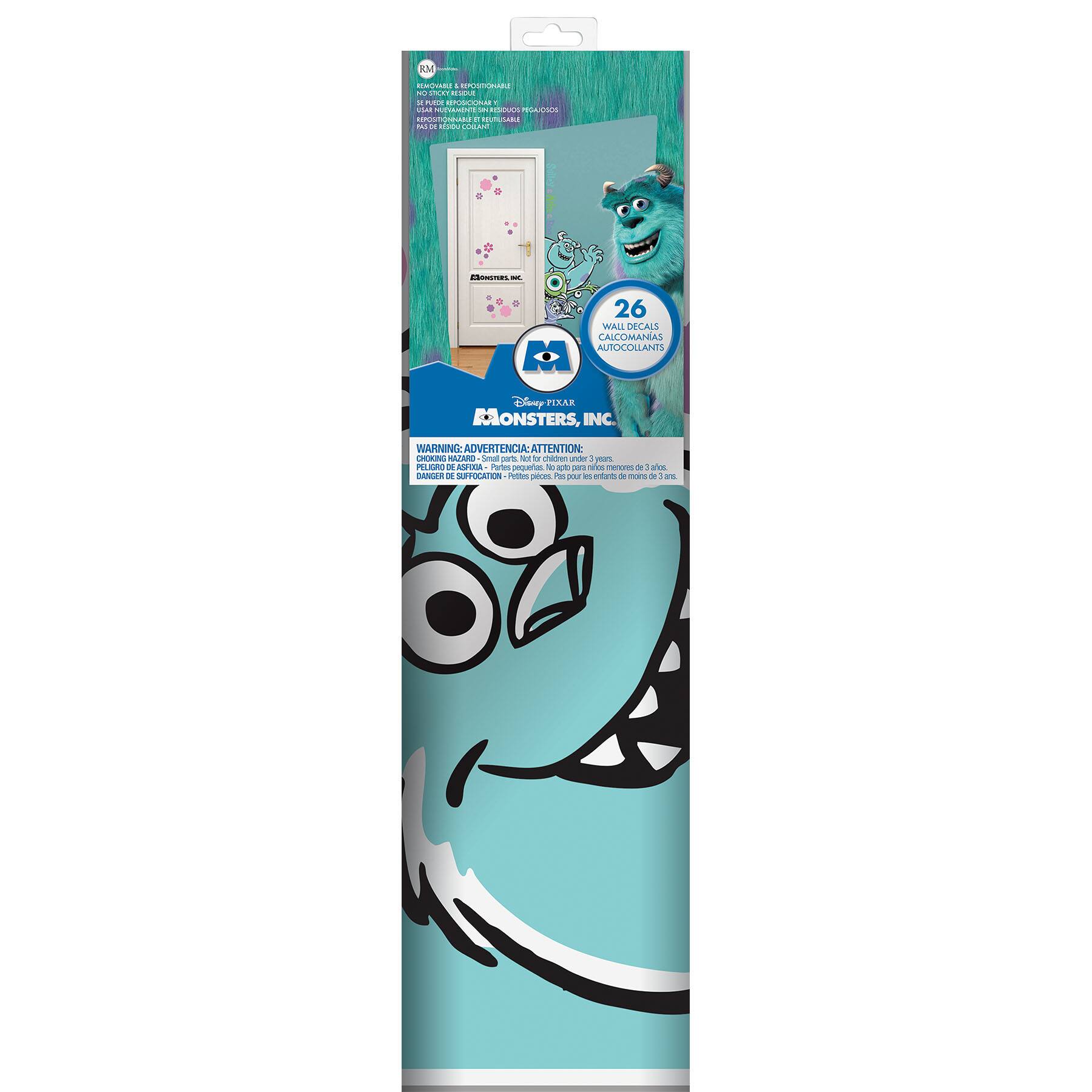 RoomMates Monsters Inc. Peel &#x26; Stick Giant Wall Decals