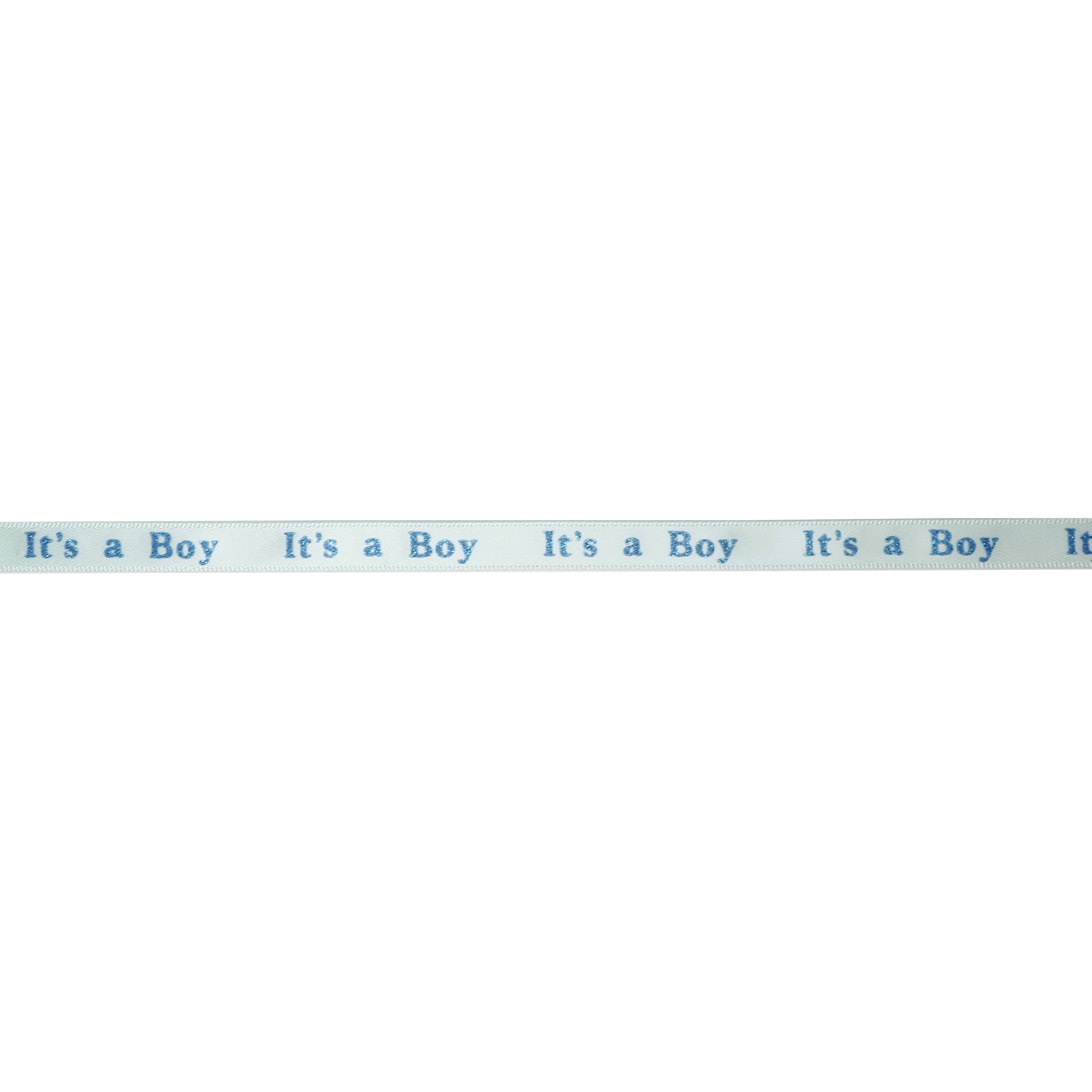 3/8" x 7yd. Satin It's a Boy Ribbon by Celebrate It®