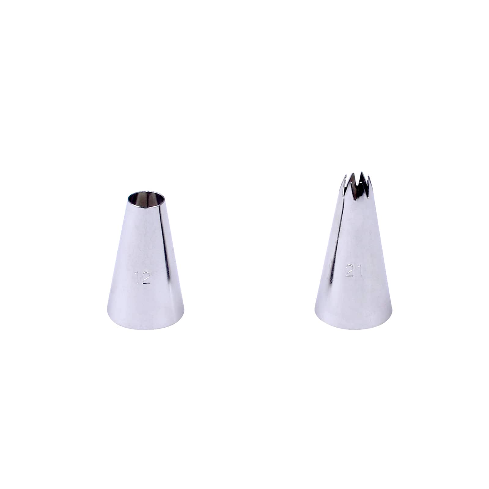 Wilton® Round & Open Star Tip Set