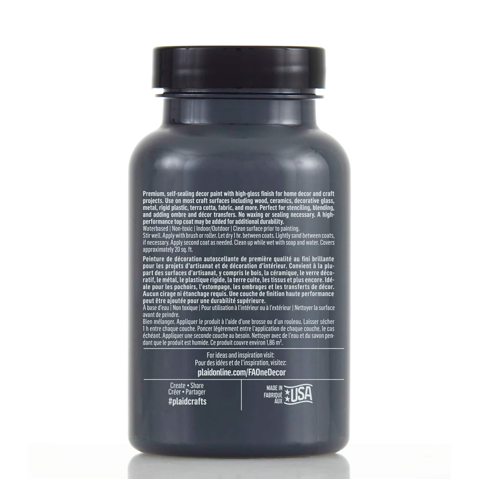 12 Pack: FolkArt® One Décor Paint™ Gloss Paint & Sealer