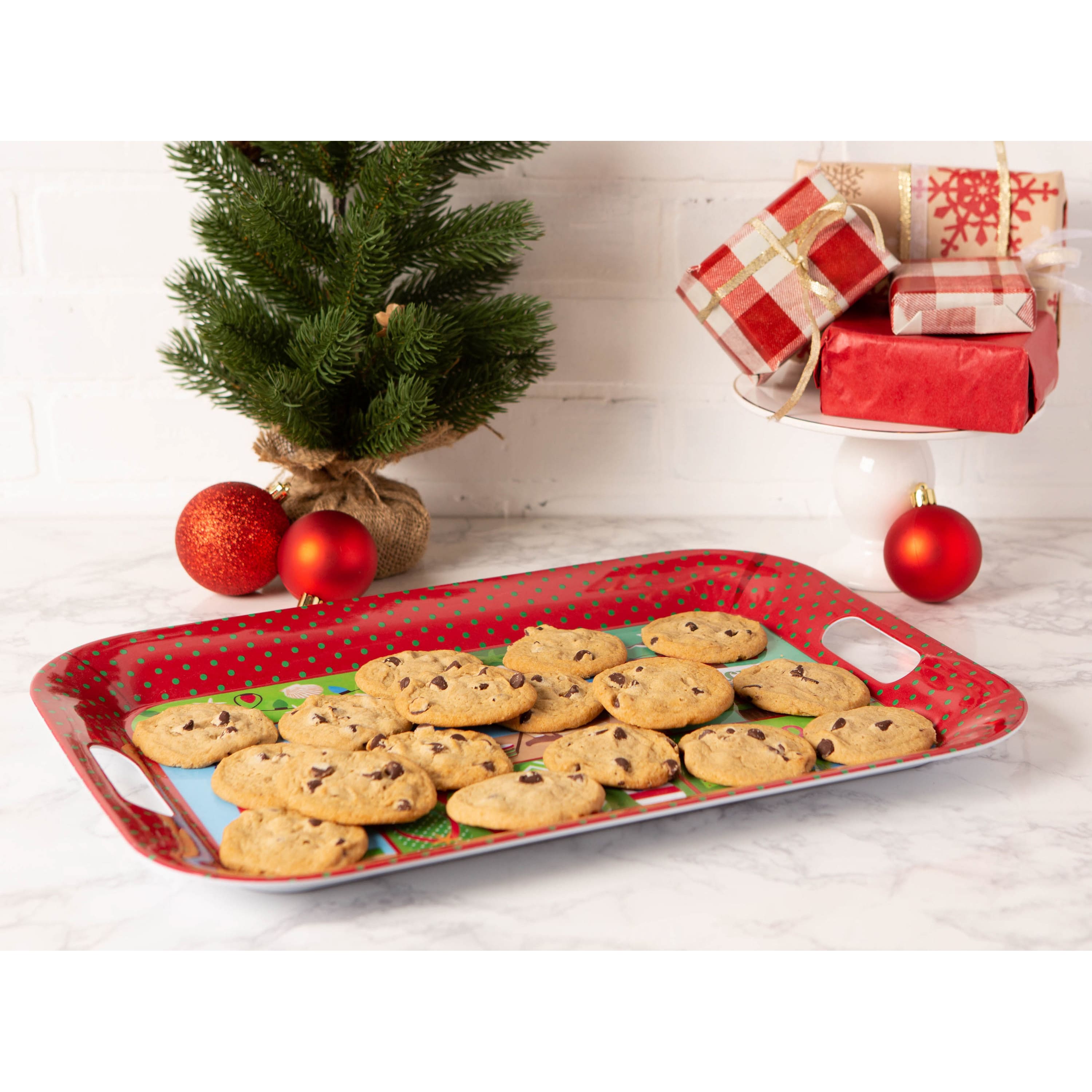 DII&#xAE; Coast Christmas Melamine Tray Set
