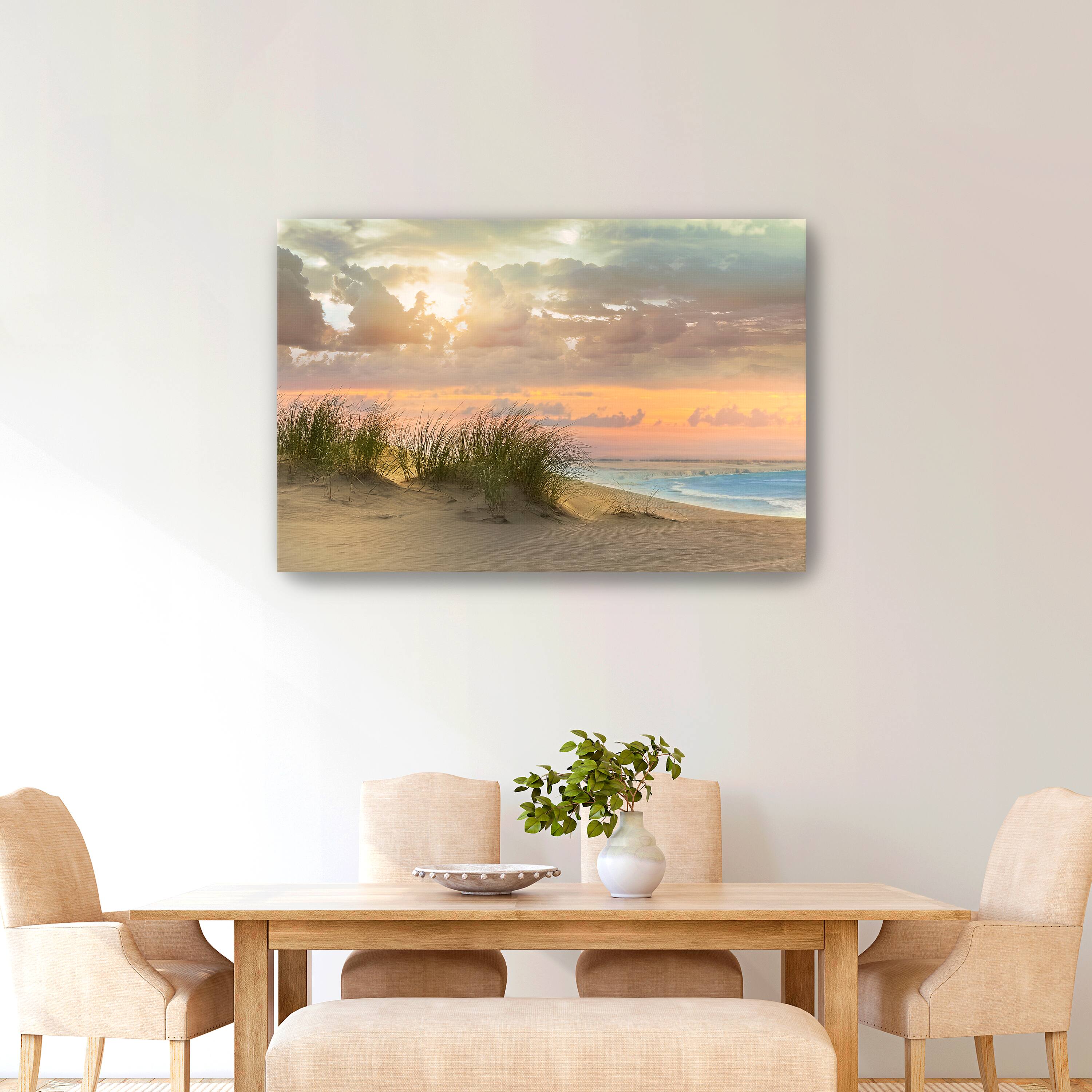 Seagrass and Twilight Canvas Giclee