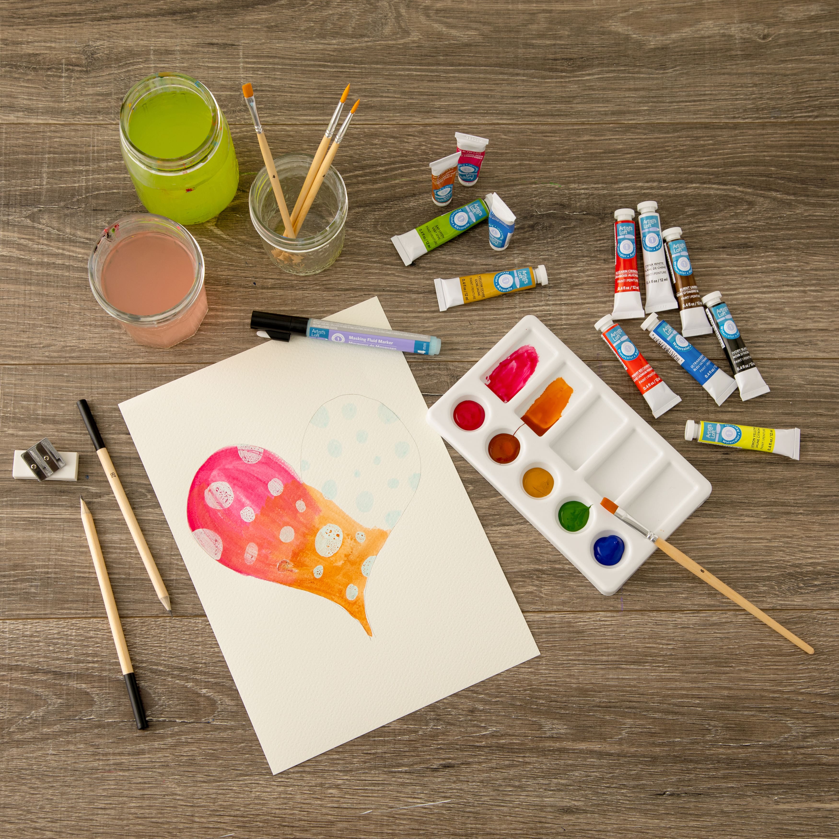 12 Color Watercolor Paint Set by Artist's Loft™ Necessities