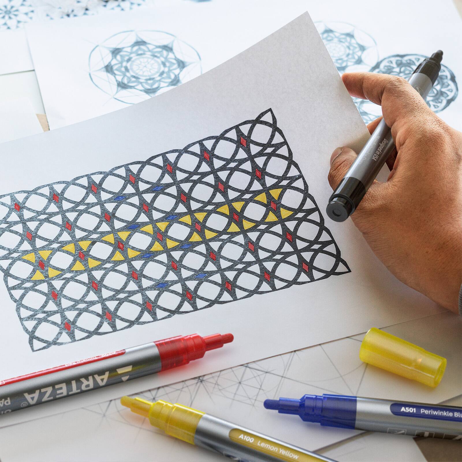 Arteza&#xAE; Core Colors Oil-Based Paint Marker Set