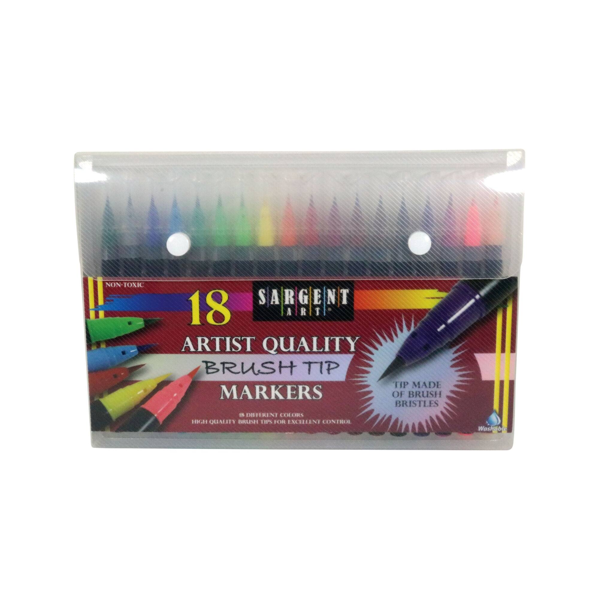 Sargent Art&#xAE; 18-Piece Artist Brush Tip Marker Set