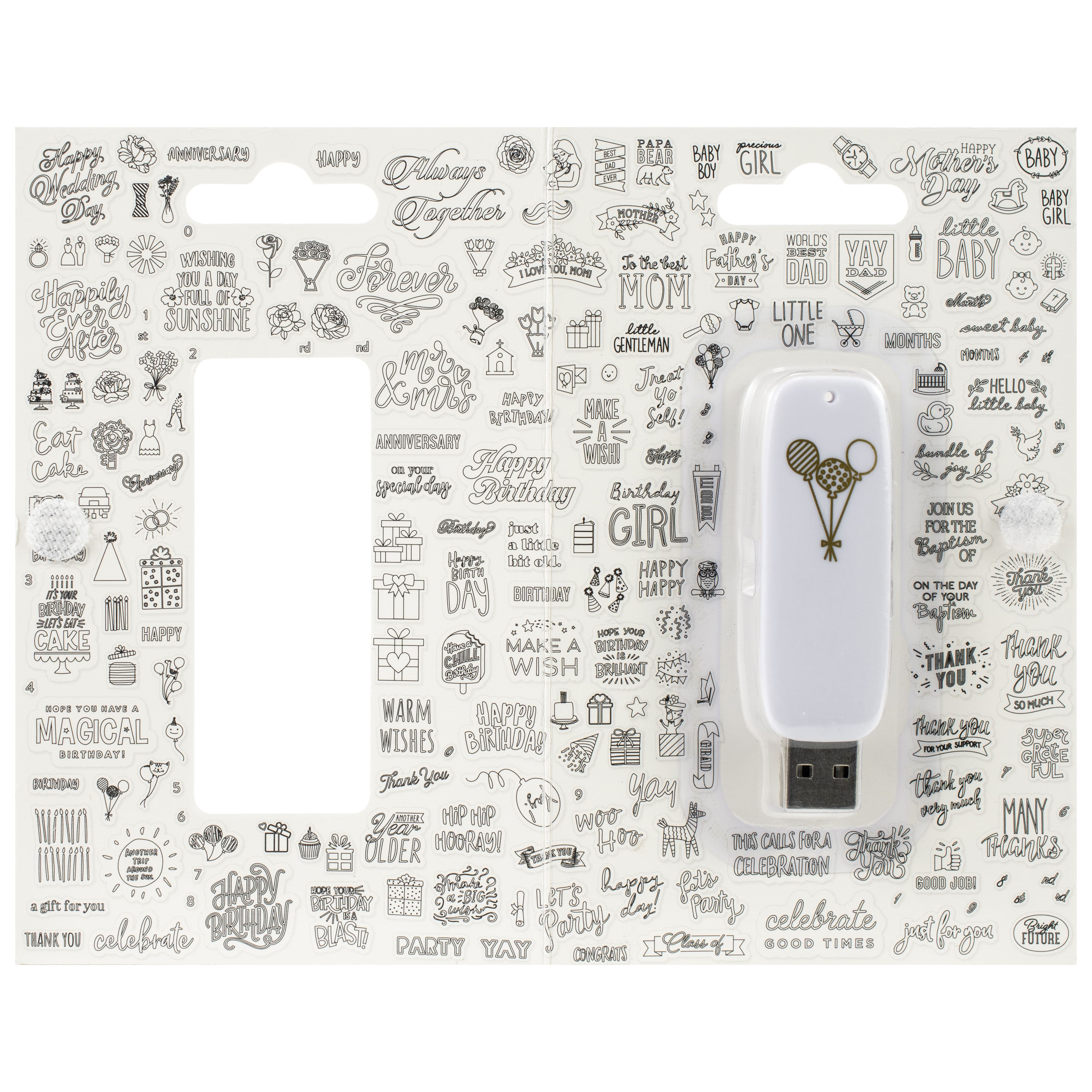 We R Memory Keepers® Foil Quill™ USB Artwork Drive-Celebration