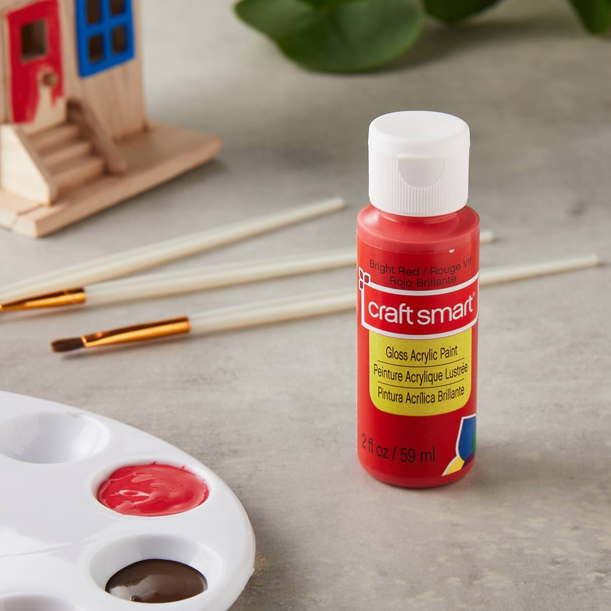 12 Pack: Gloss Acrylic Paint by Craft Smart&#xAE;, 2oz.
