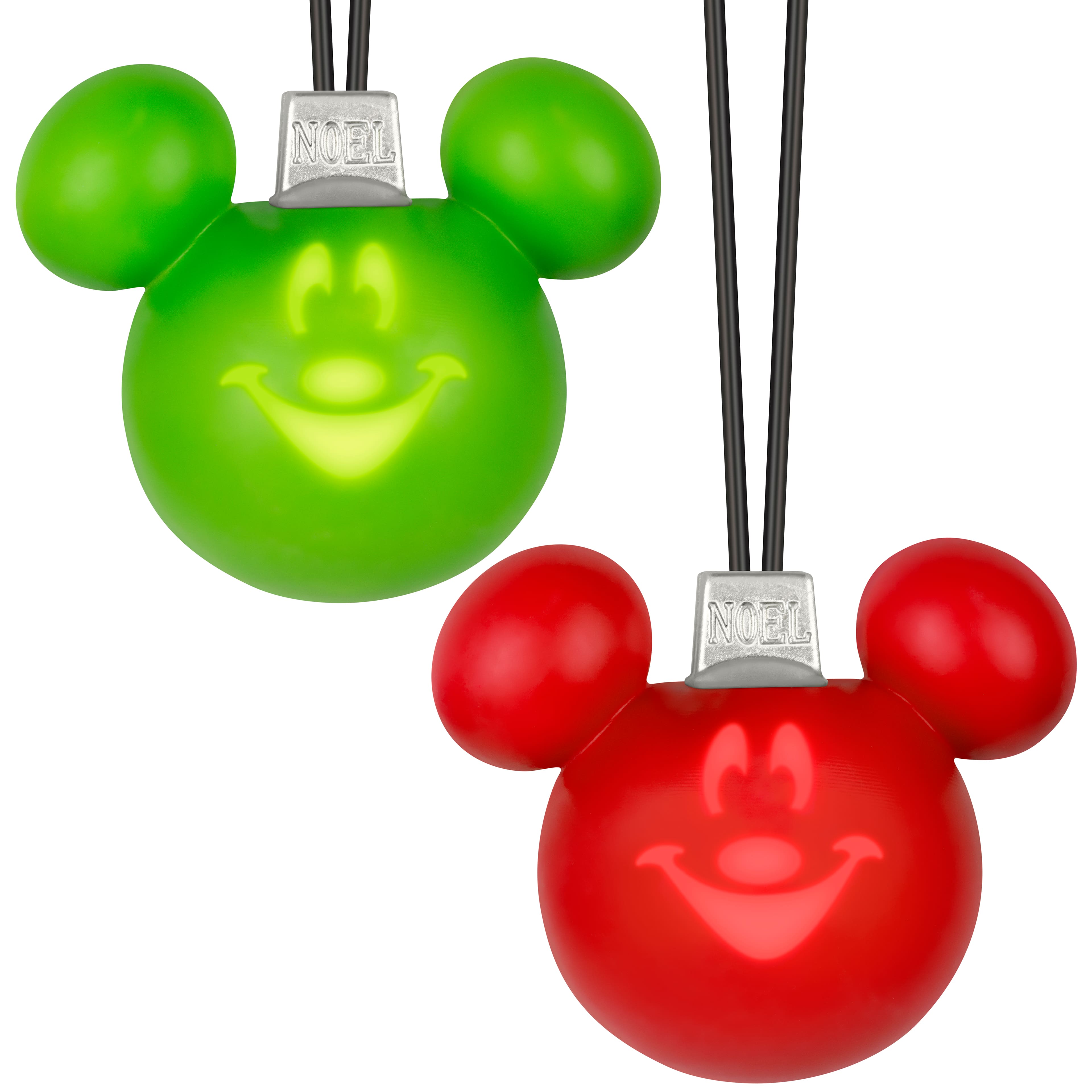 Disney&#xAE; EmoteGlow&#x2122; 8ct. Red &#x26; Green Mickey Mouse Musical LED String Lights