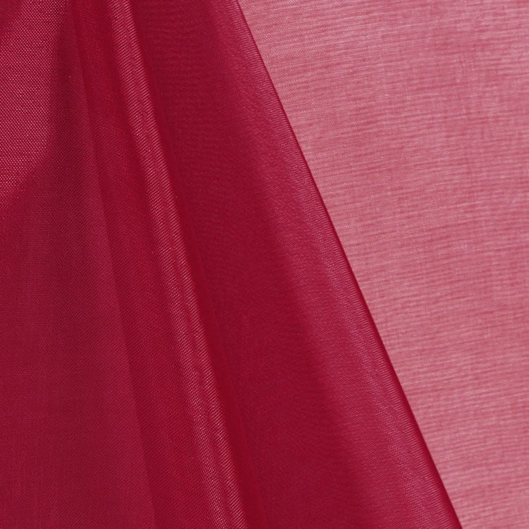 Cranberry Mirror Organza