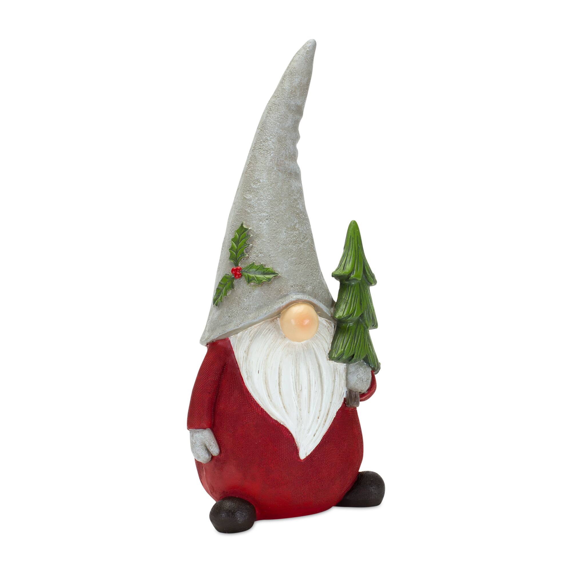 Holiday Gnome Figurine Set, 8&#x22; &#x26; 10.75&#x22;