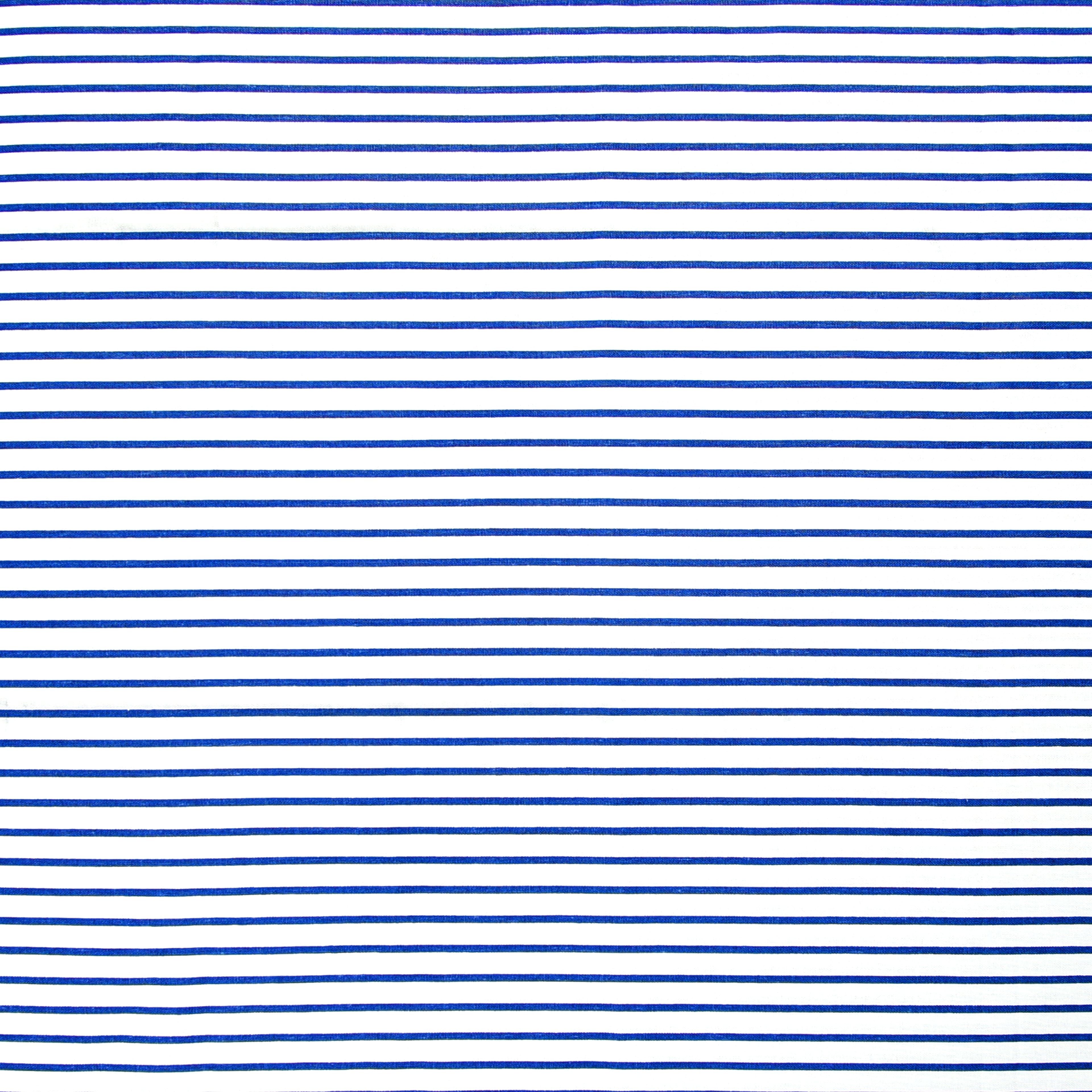 White & Navy Stripes Cotton Fabric Mini Bolt by Loops & Threads®