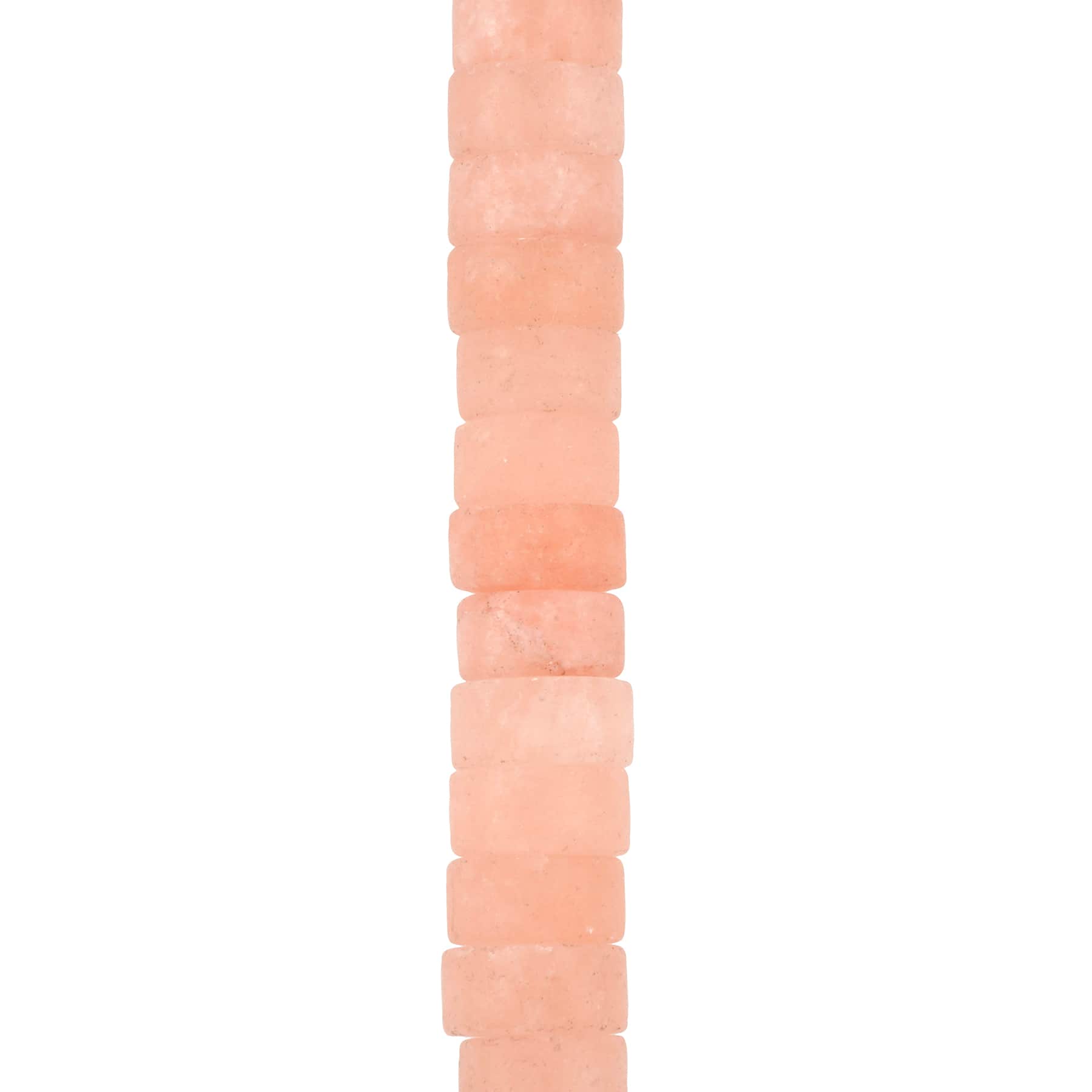 Pink Quartz Matte Heishi Beads by Bead Landing&#x2122;