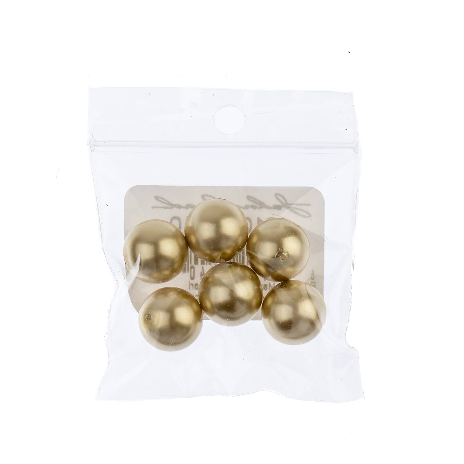 Preciosa Maxima 12mm Round Nacre Pearls, 6ct.