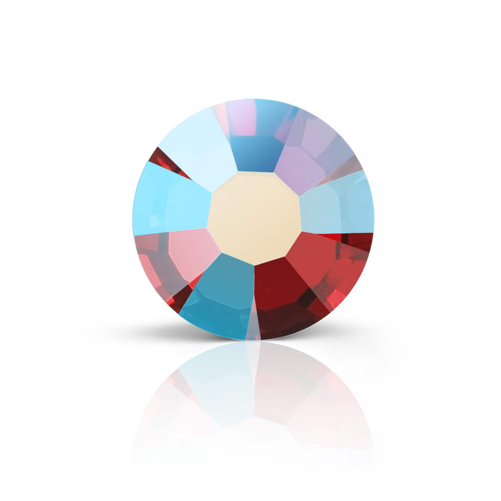 Preciosa MAXIMA SS20 Aurora Borealis Flatback Czech Crystals, 144ct.