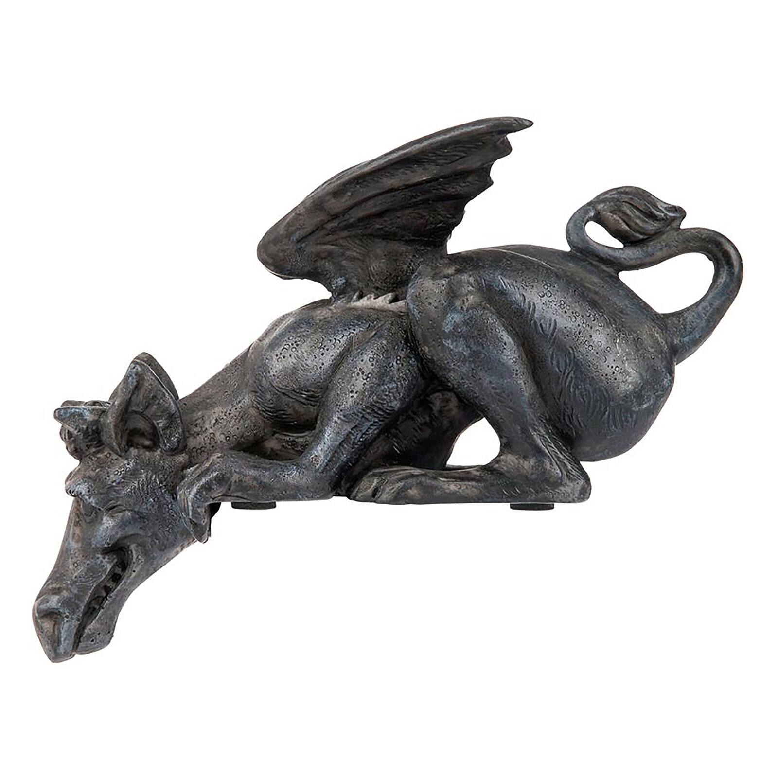 Design Toscano 3.5" the Chagrined Sitting Dragon Sculpture