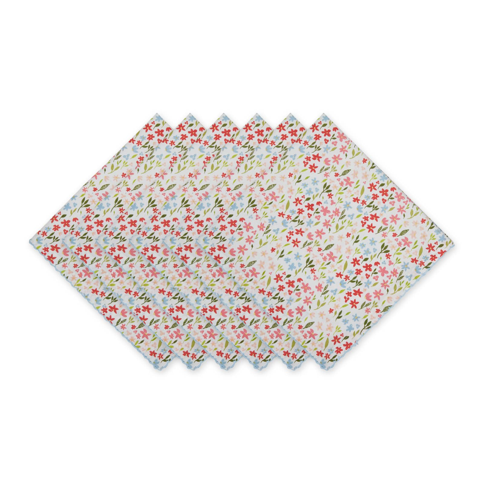 Sweet Flowers Printed Napkin, 6ct.