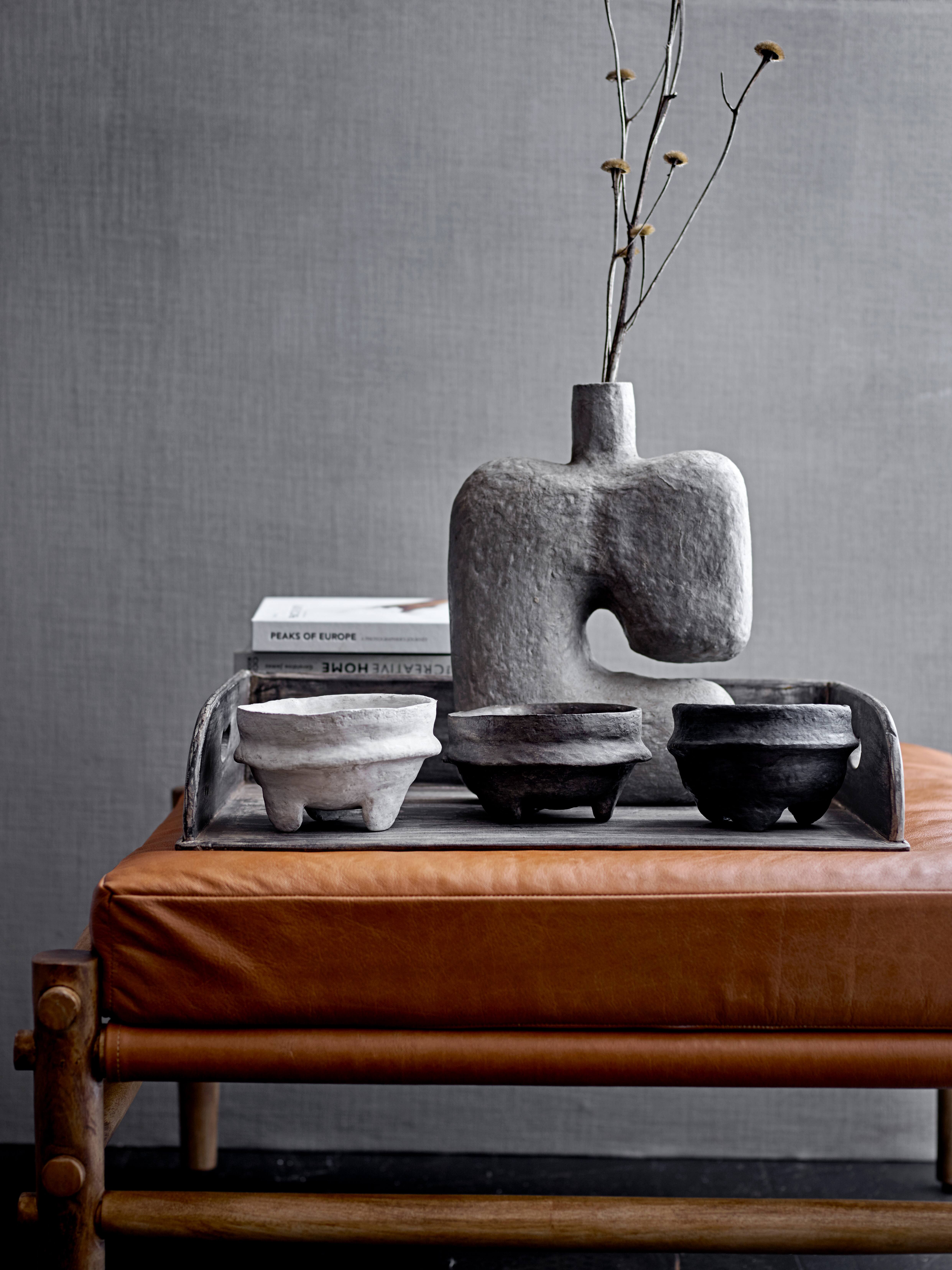 Hello Honey® 14" Modern Abstract Decorative Paper Mache Vase