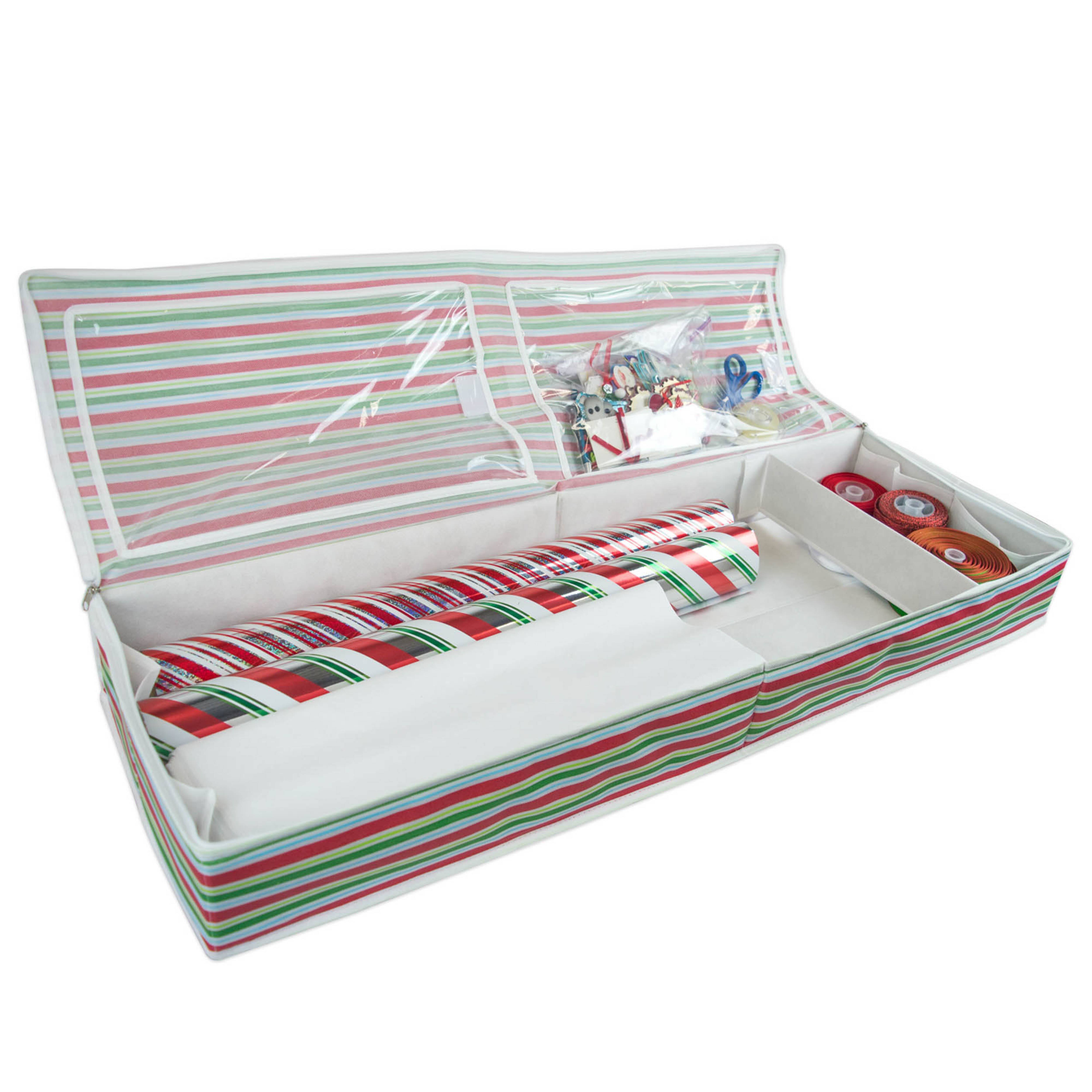 DII® Snowflake Wrap Paper Storage