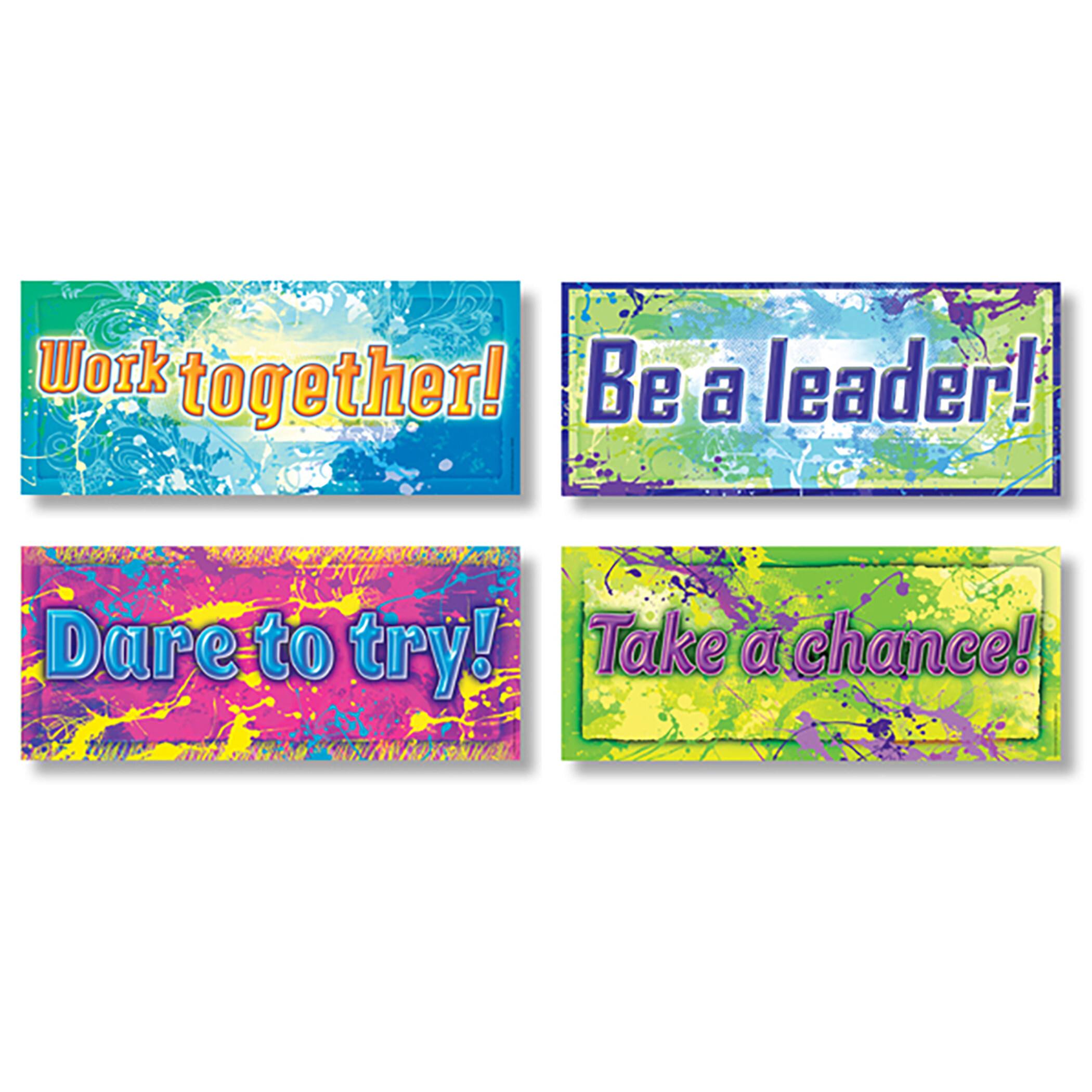 North Star Teacher Resources 7.3" x 17" Positive Messages Posters Set