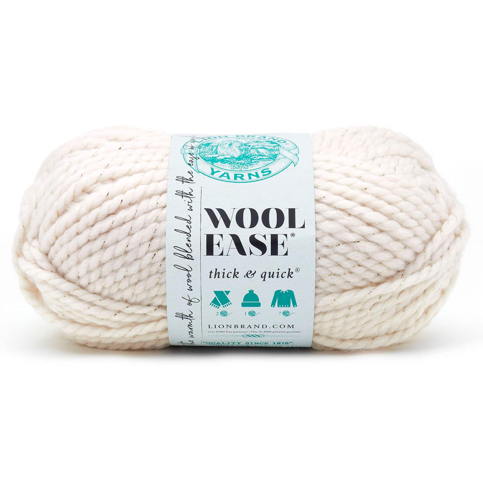 15 Pack: Lion Brand® Wool-Ease® Thick & Quick® Yarn, Prints, Stripes & Metallics