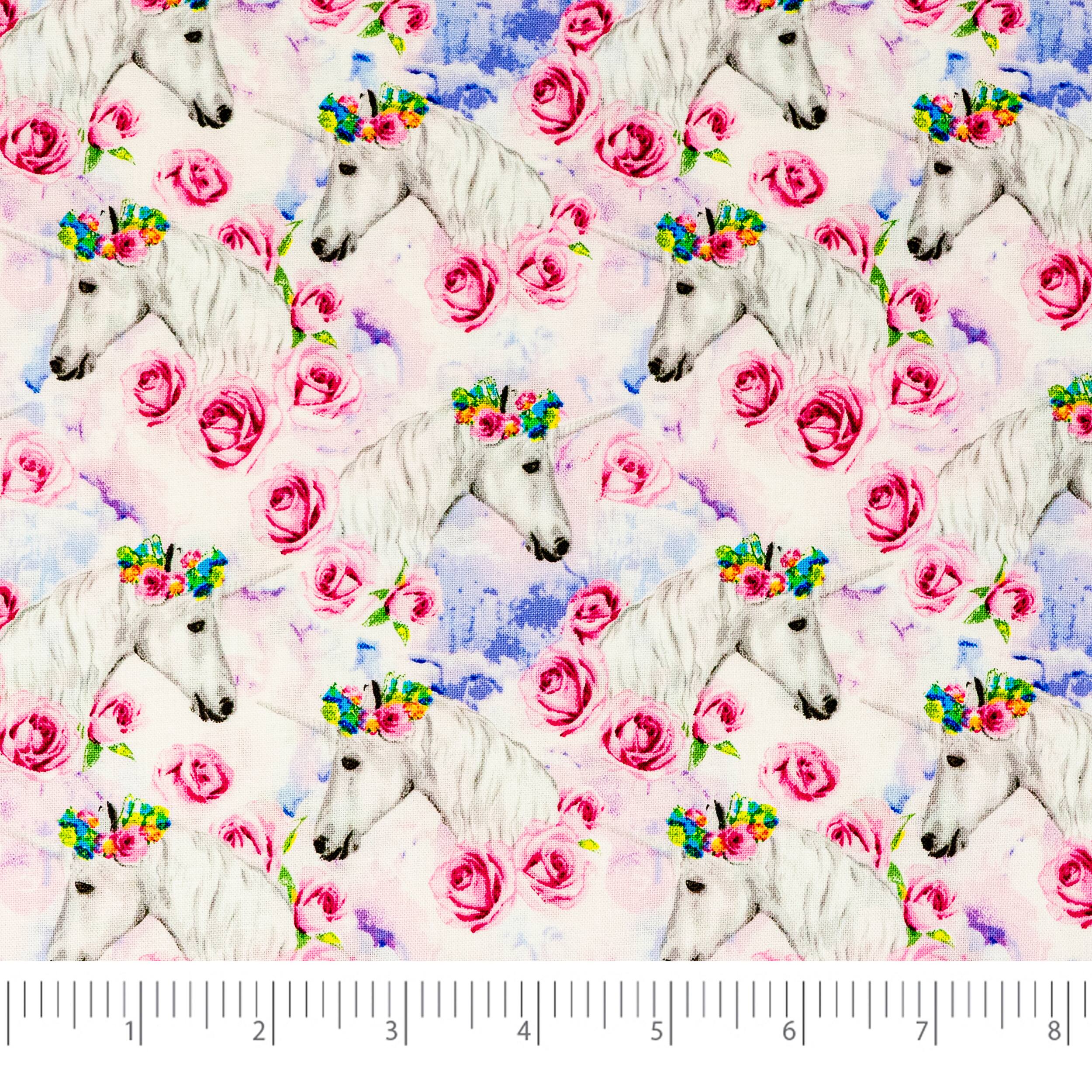 SINGER Unicorn Dreams 100% Cotton 5 Piece Bundle