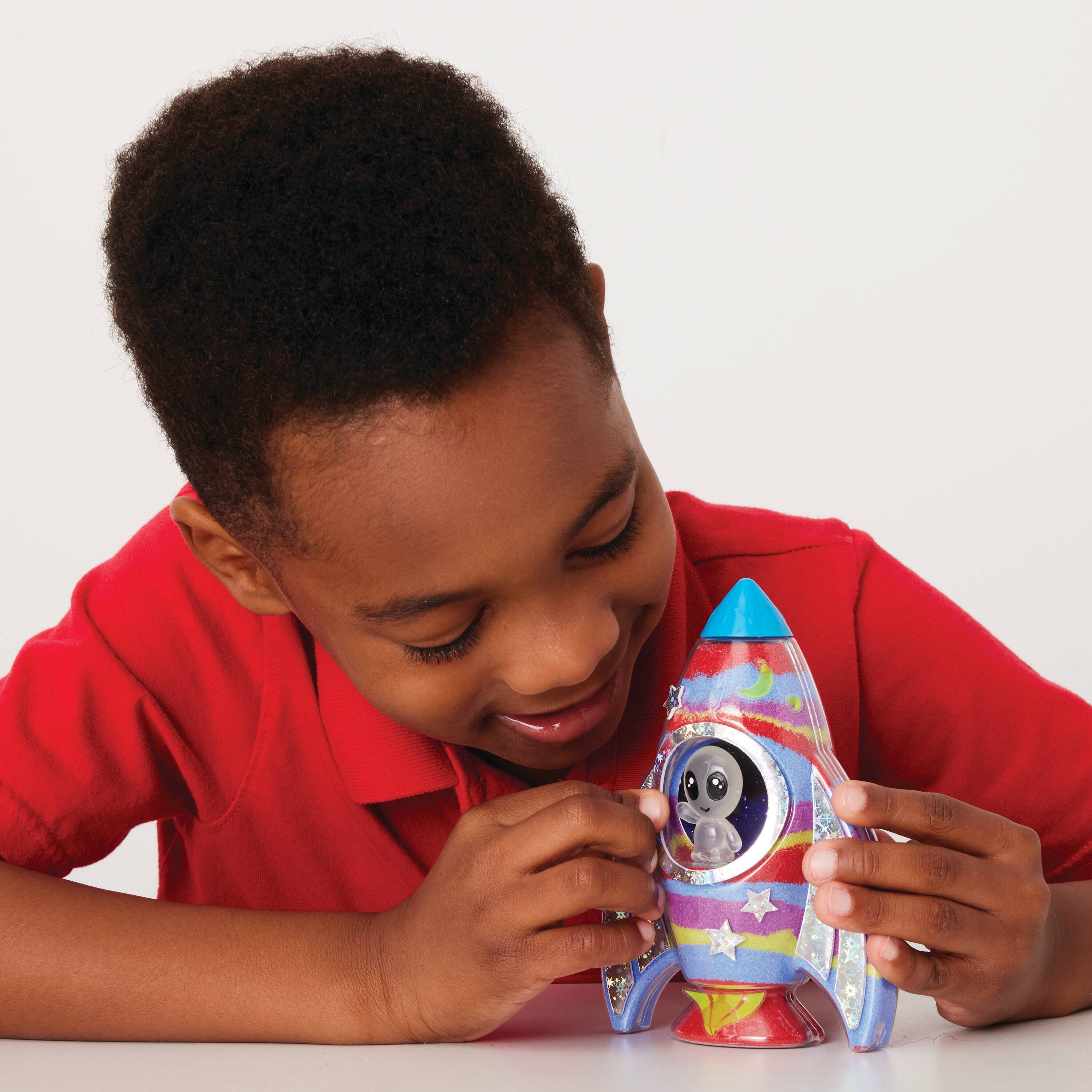 Creativity for Kids&#xAE; Rocket Glow in the Dark Sand Art