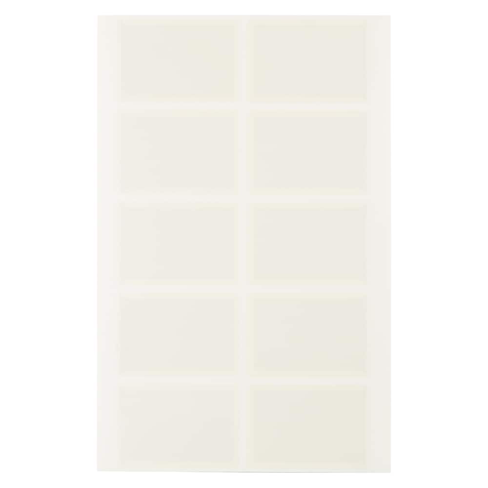 JAM Paper 2" x 3.5" Clear Self-Adhesive Business Card Holders