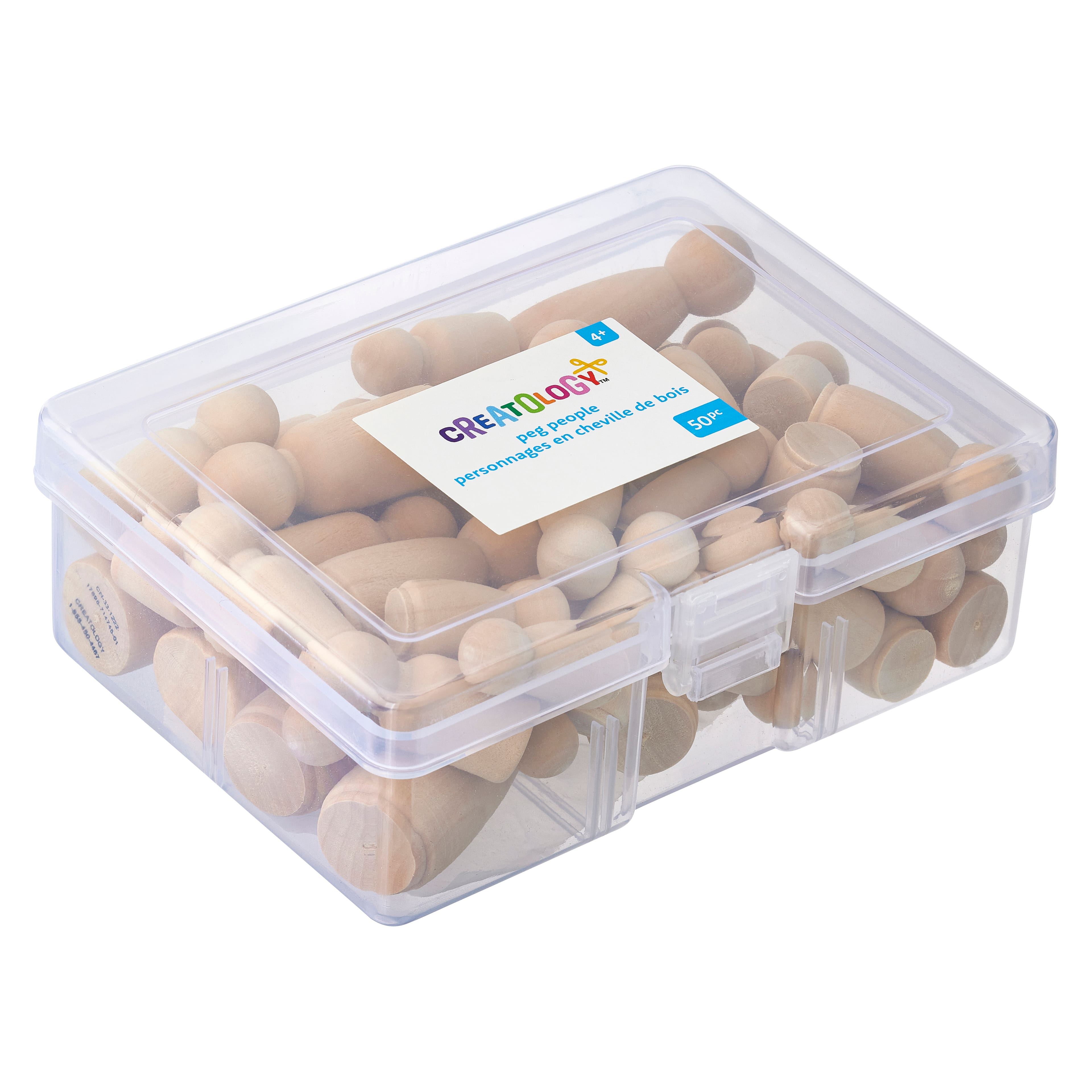 12 Packs: 50 ct. (600 total) Mixed Peg People by Creatology™