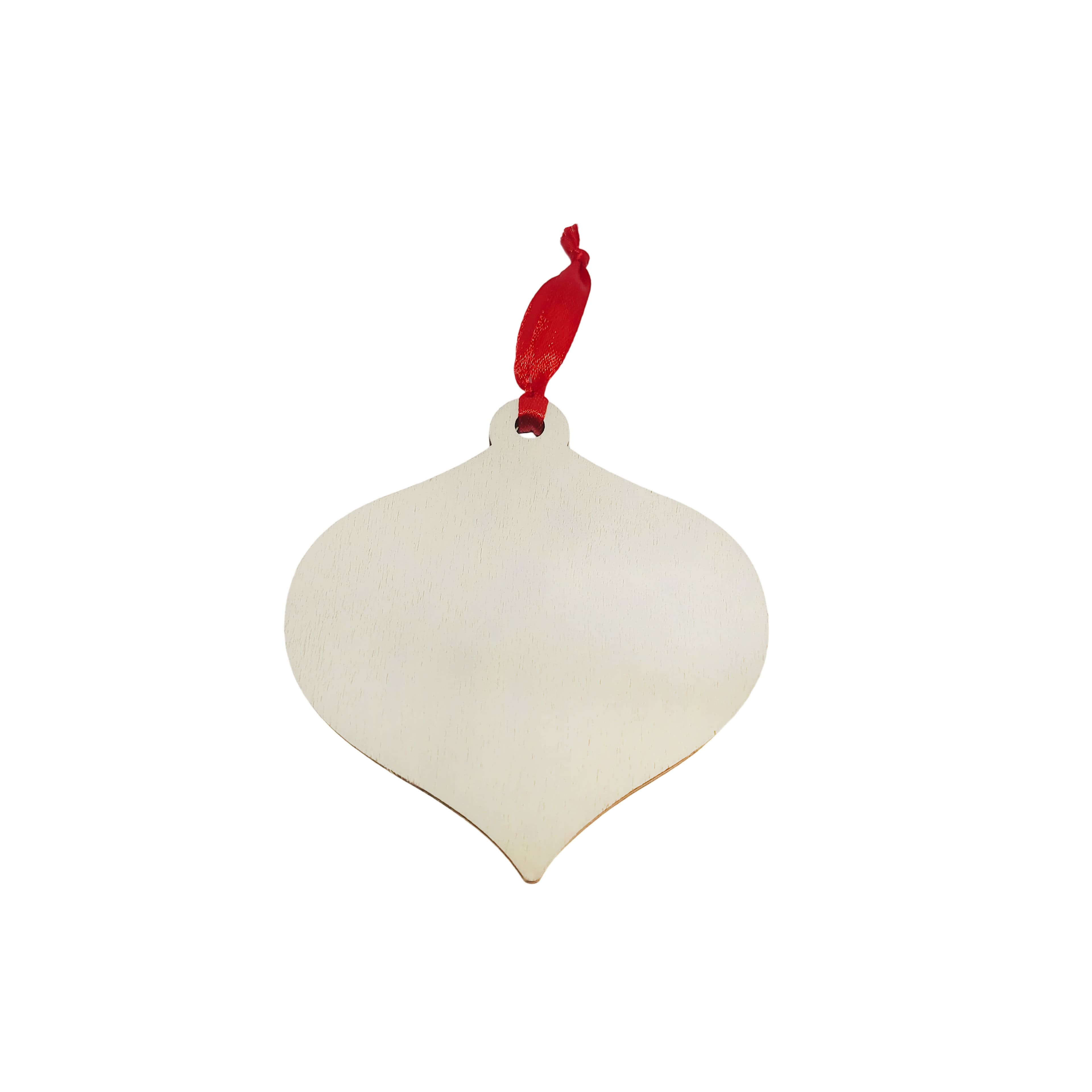 4.25&#x22; DIY Wood Quilted Onion Ornament by Make Market&#xAE;