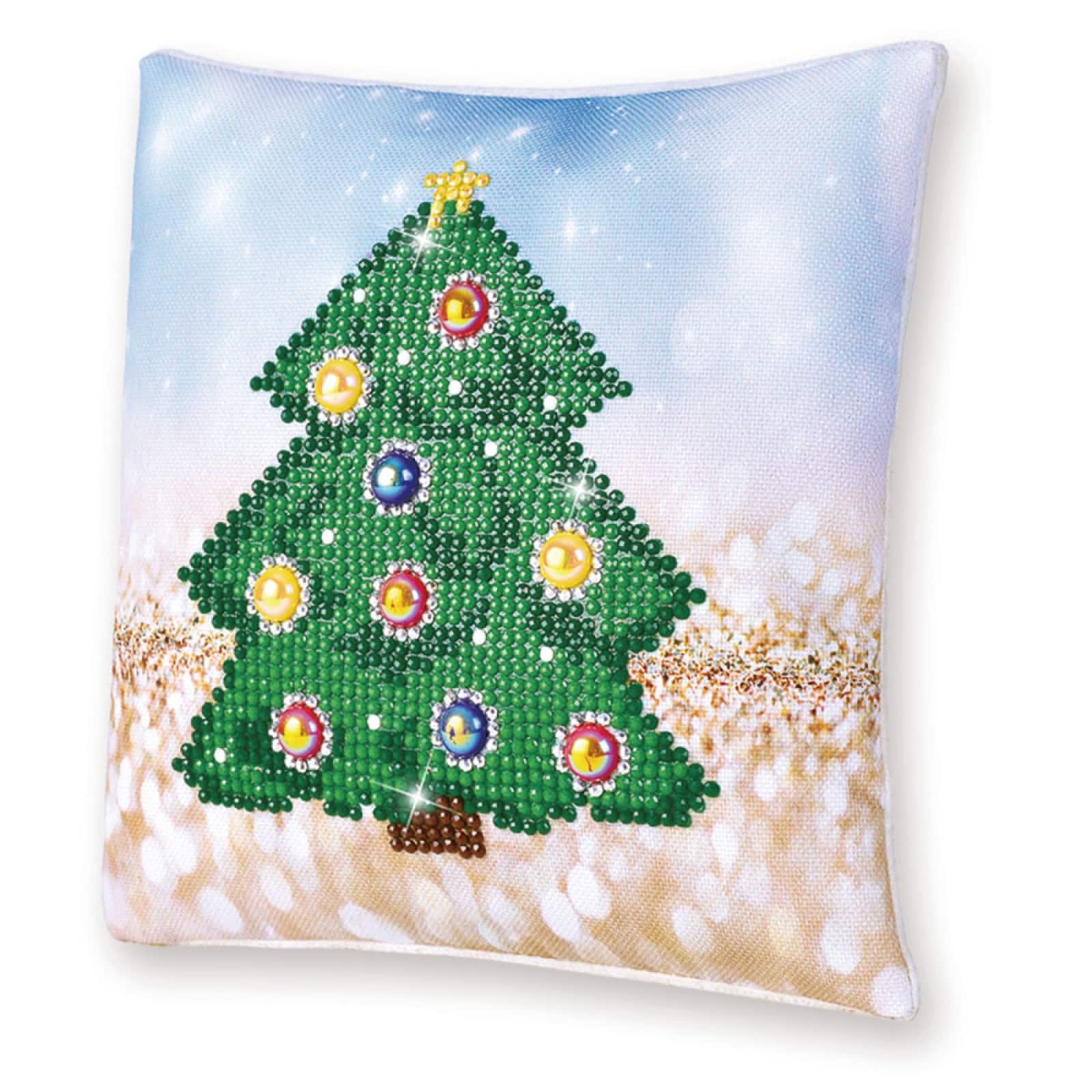 Diamond Dotz® Beginner Christmas Tree Decorative Mini Pillow Kit