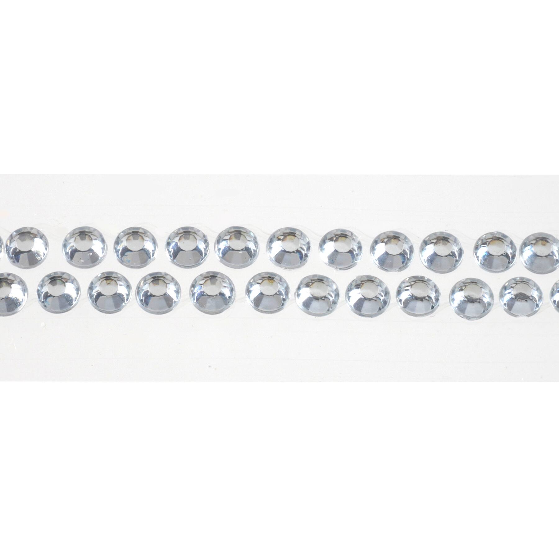 12 Pack: Double Row Rhinestones Stickers by Recollections Bling on A Roll in Iridescent | 4 | Michaels