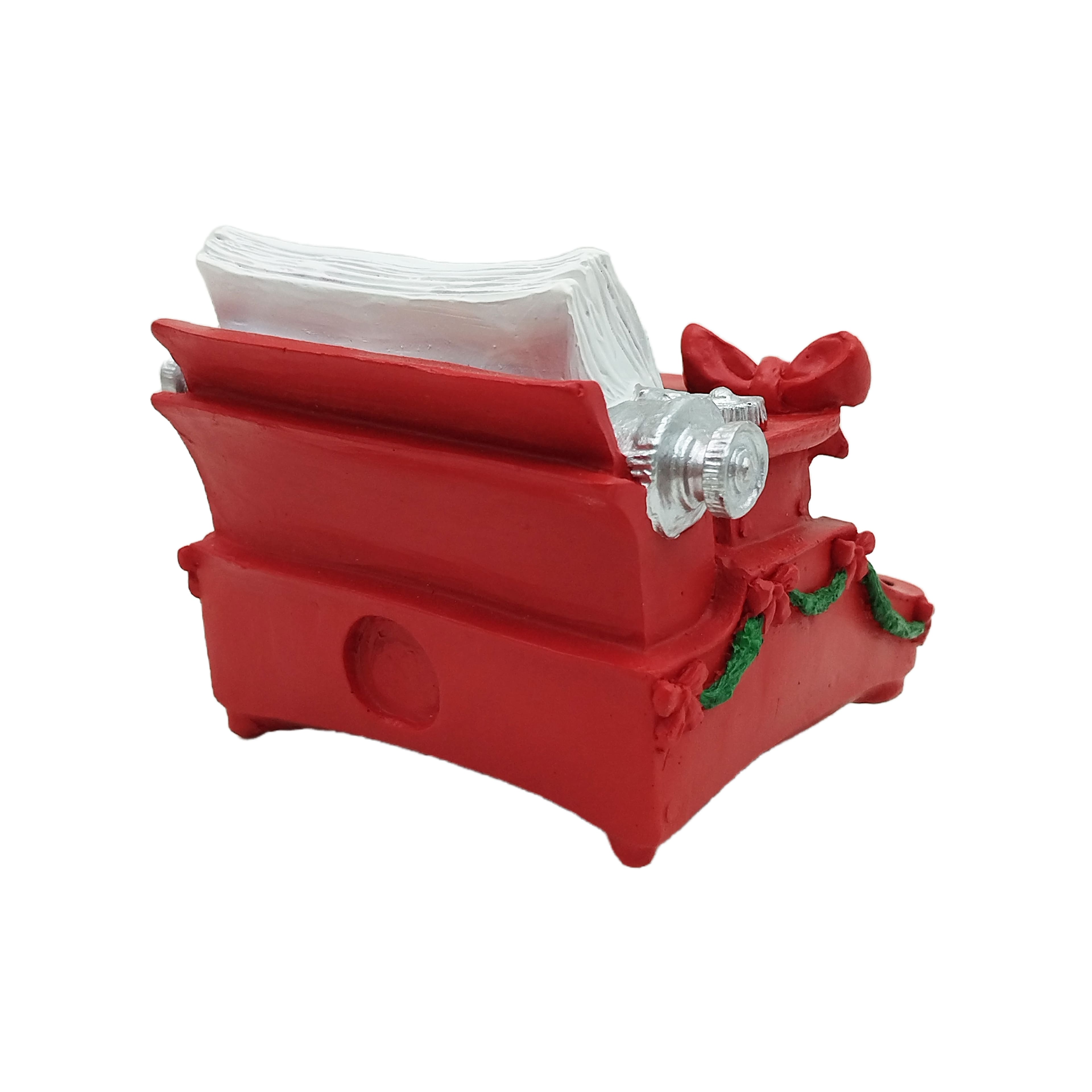 5&#x22; Red Typewriter Tabletop D&#xE9;cor by Ashland&#xAE;