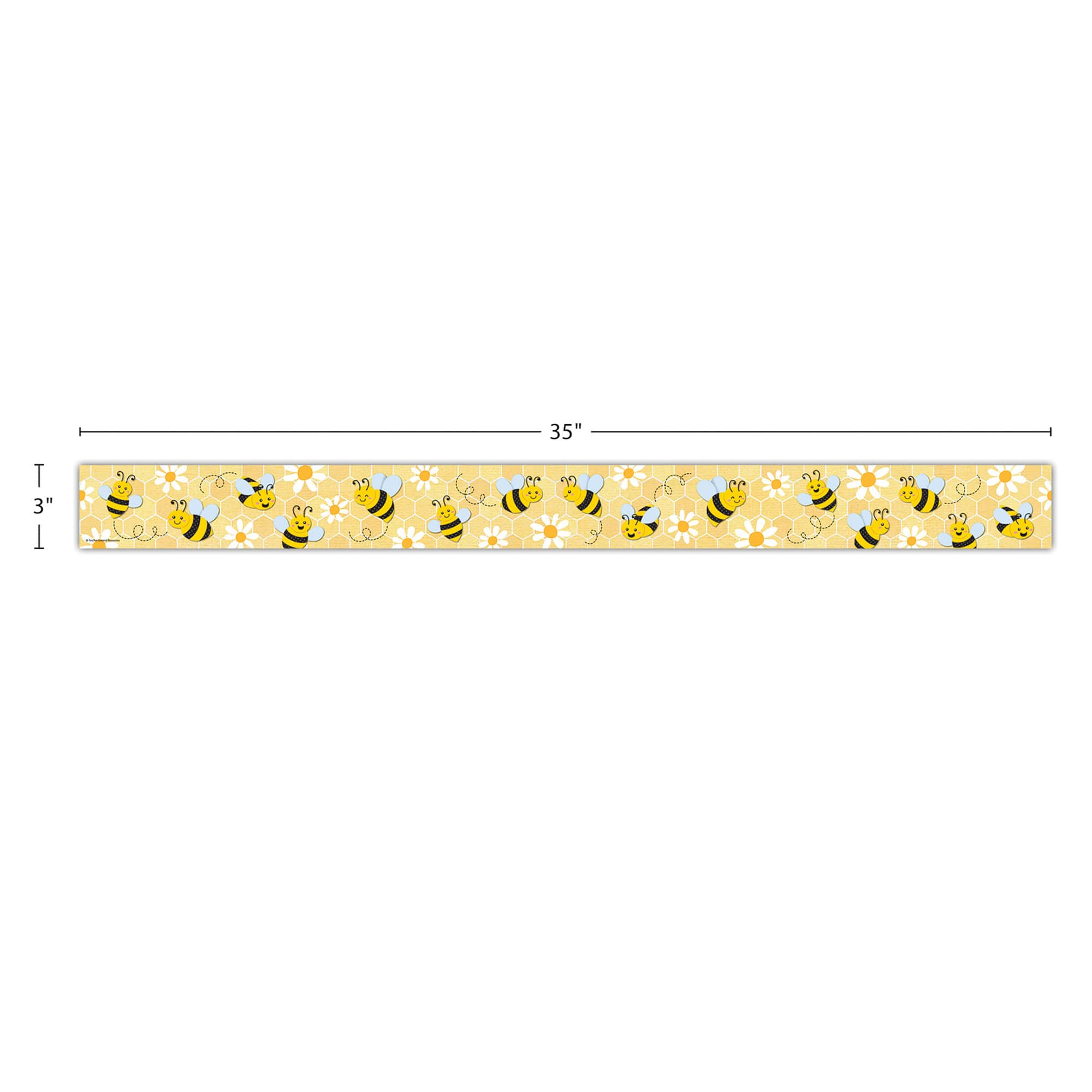 Teacher Created Resources® Buzzing Bees Straight Border Trim, 6 Packs of 12