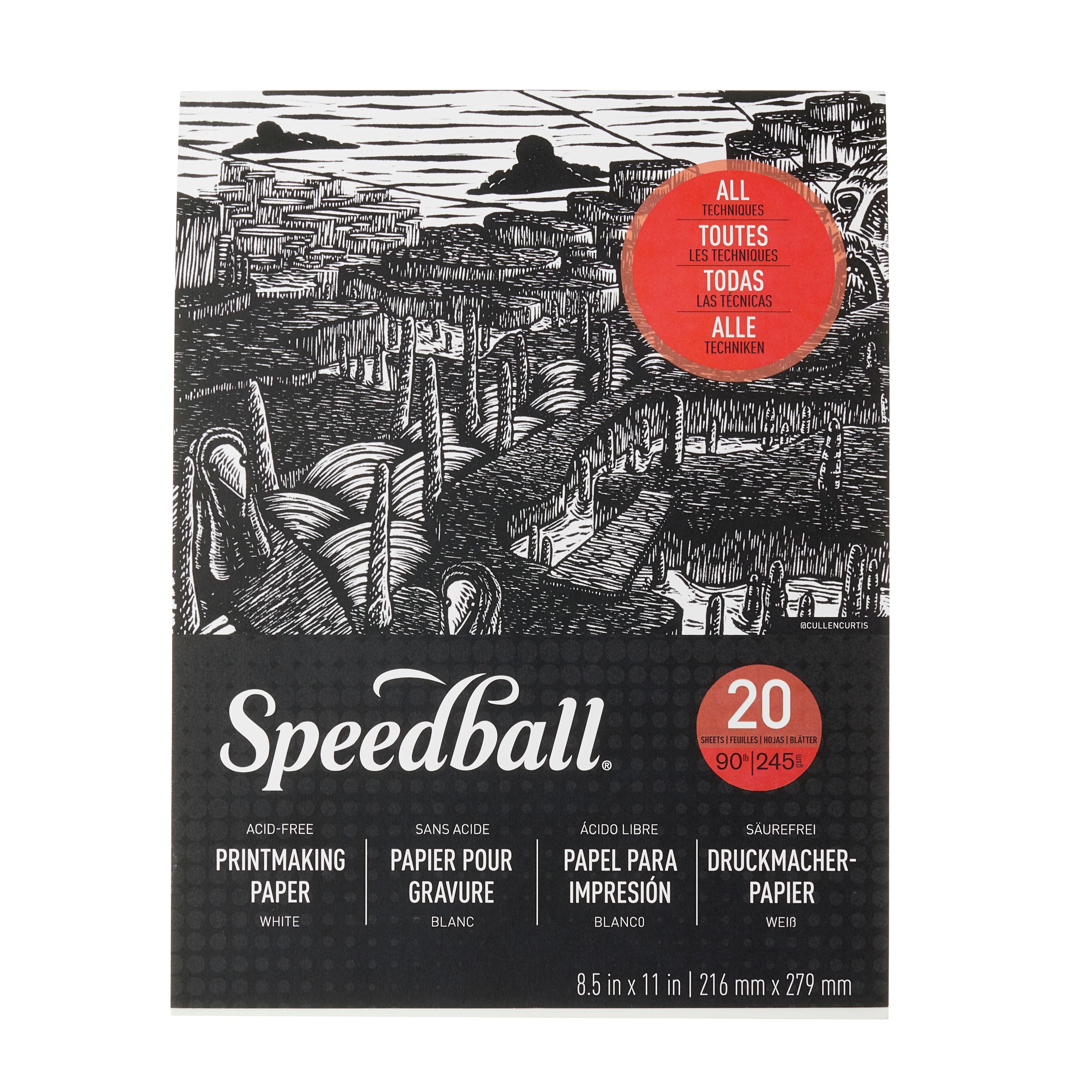 6 Pack: Speedball&#xAE; Printmaking Pad