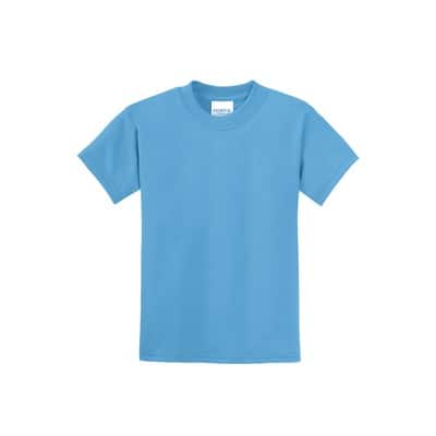 Port & Company® Core Blend Youth T-Shirt in Aquatic Blue | X-Small | Michaels®