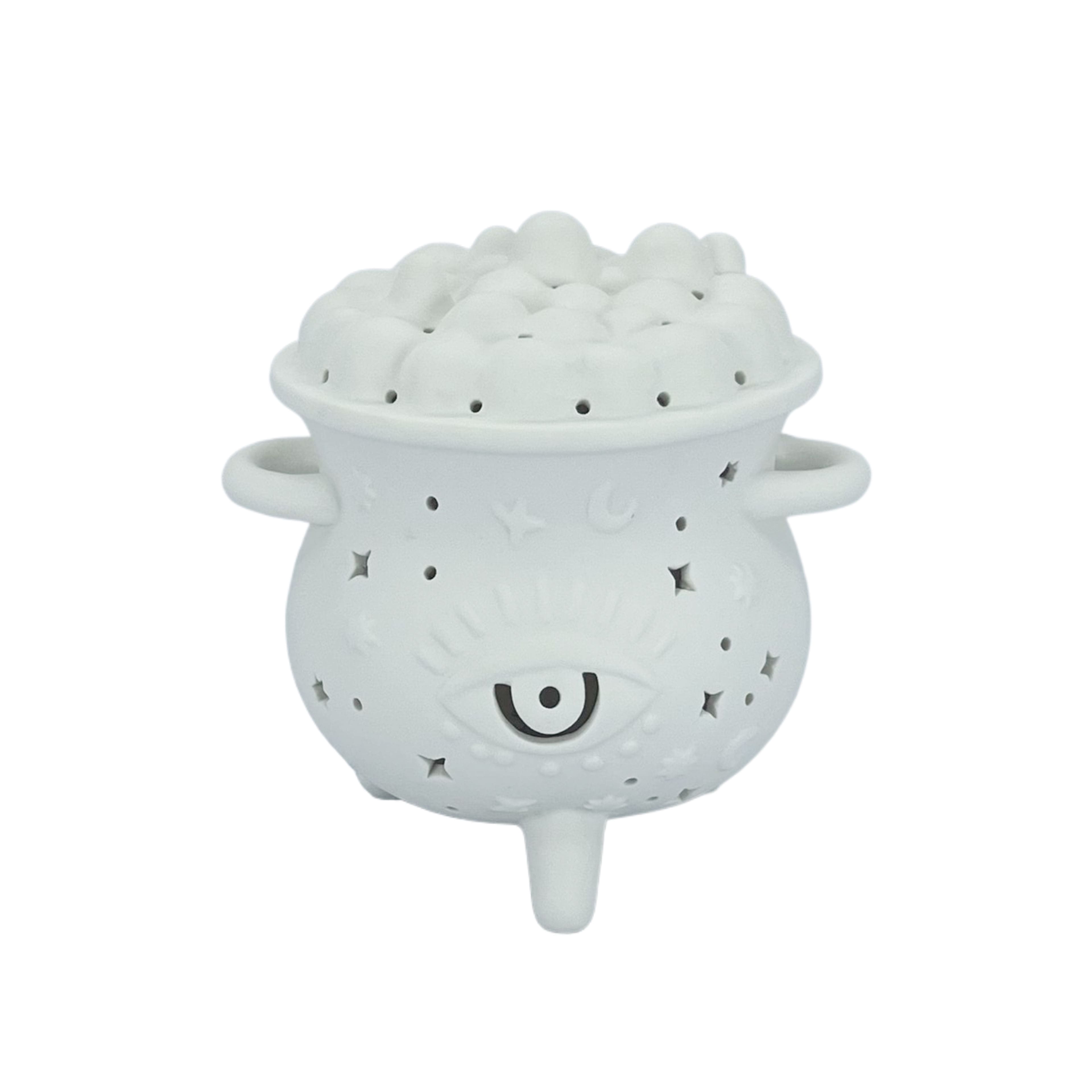 6.25&#x22; DIY Ceramic LED Cauldron D&#xE9;cor by Make Market&#xAE;