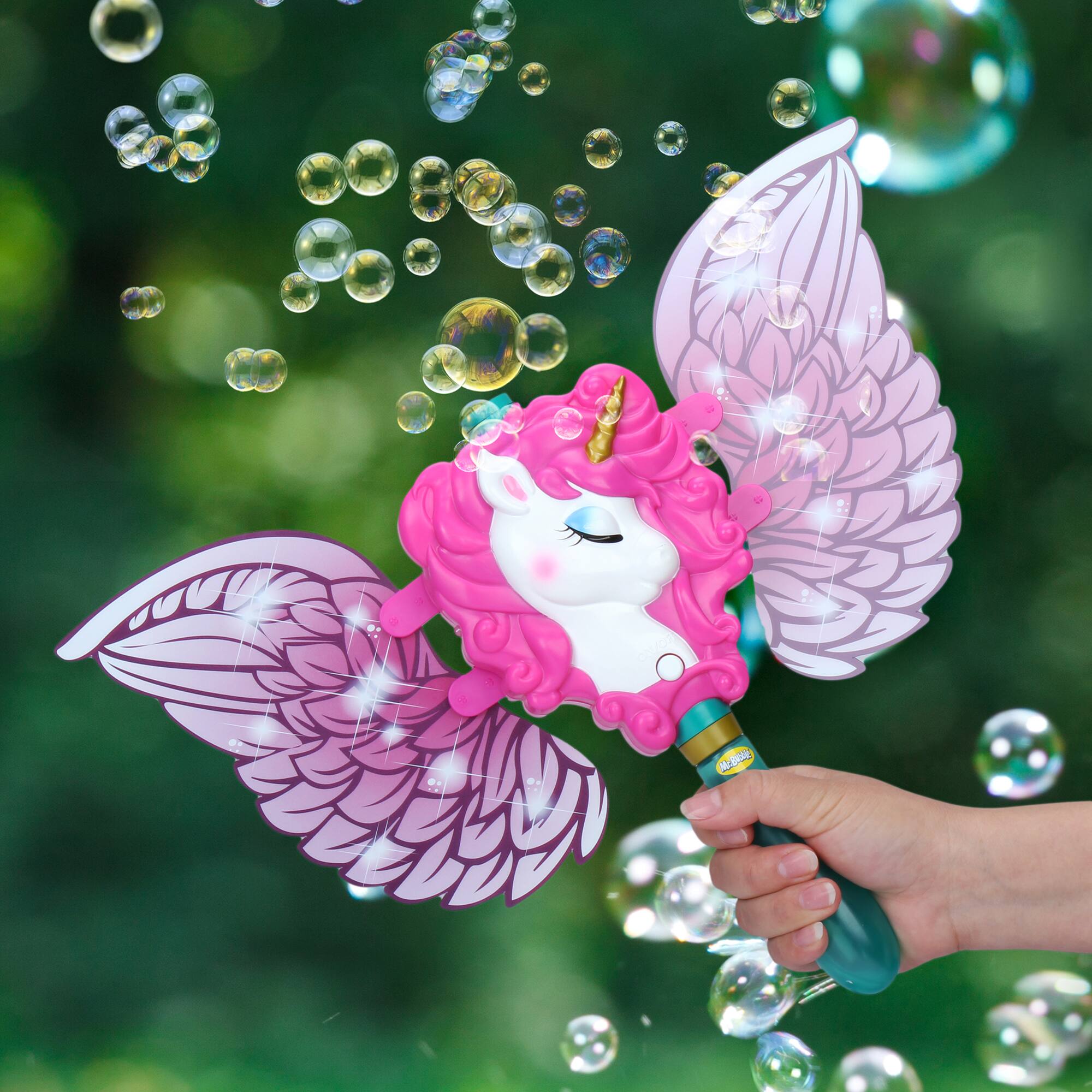Kid Galaxy® Mr. Bubble® Pink Unicorn Bubble Blower