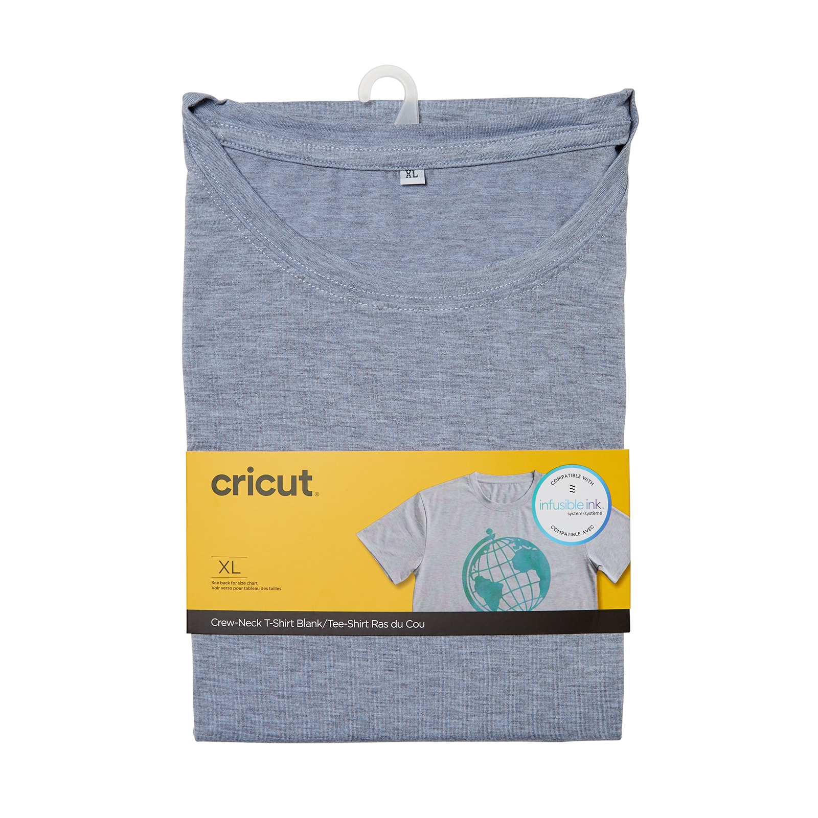 Cricut® Gray Unisex Crew Neck T-Shirt Blank | Michaels
