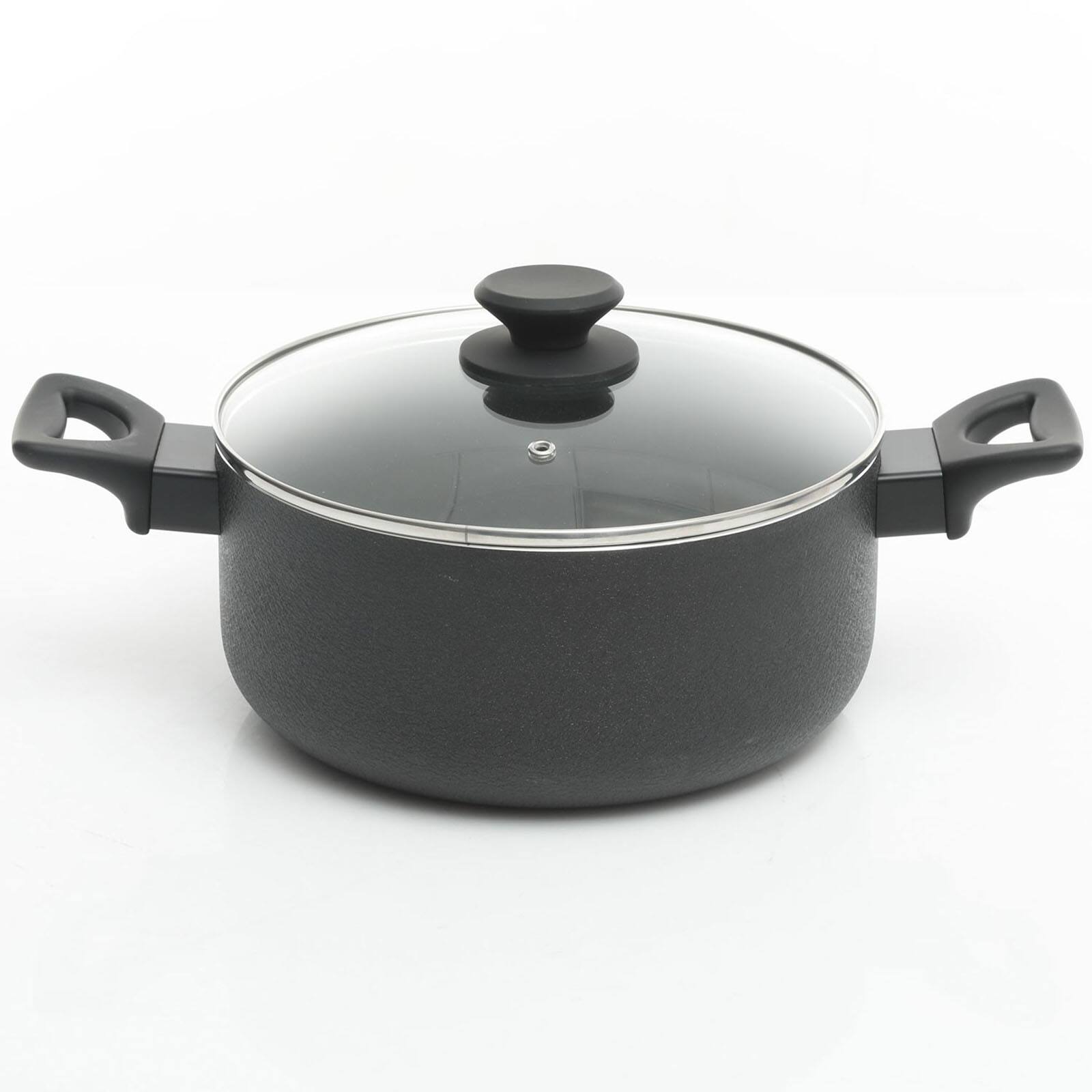 Oster Ashford 10-Piece Aluminum Non-Stick Cookware Set (Black) - 20011269