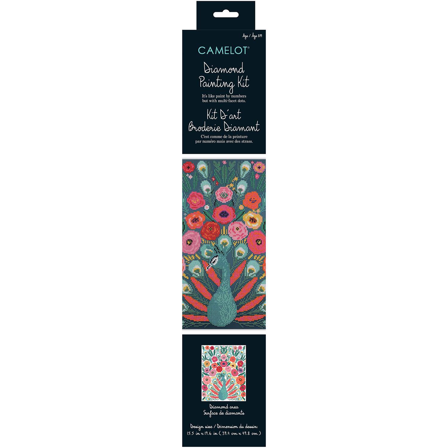 Camelot® Dots Fabulous Feathers Diamond Painting Kit