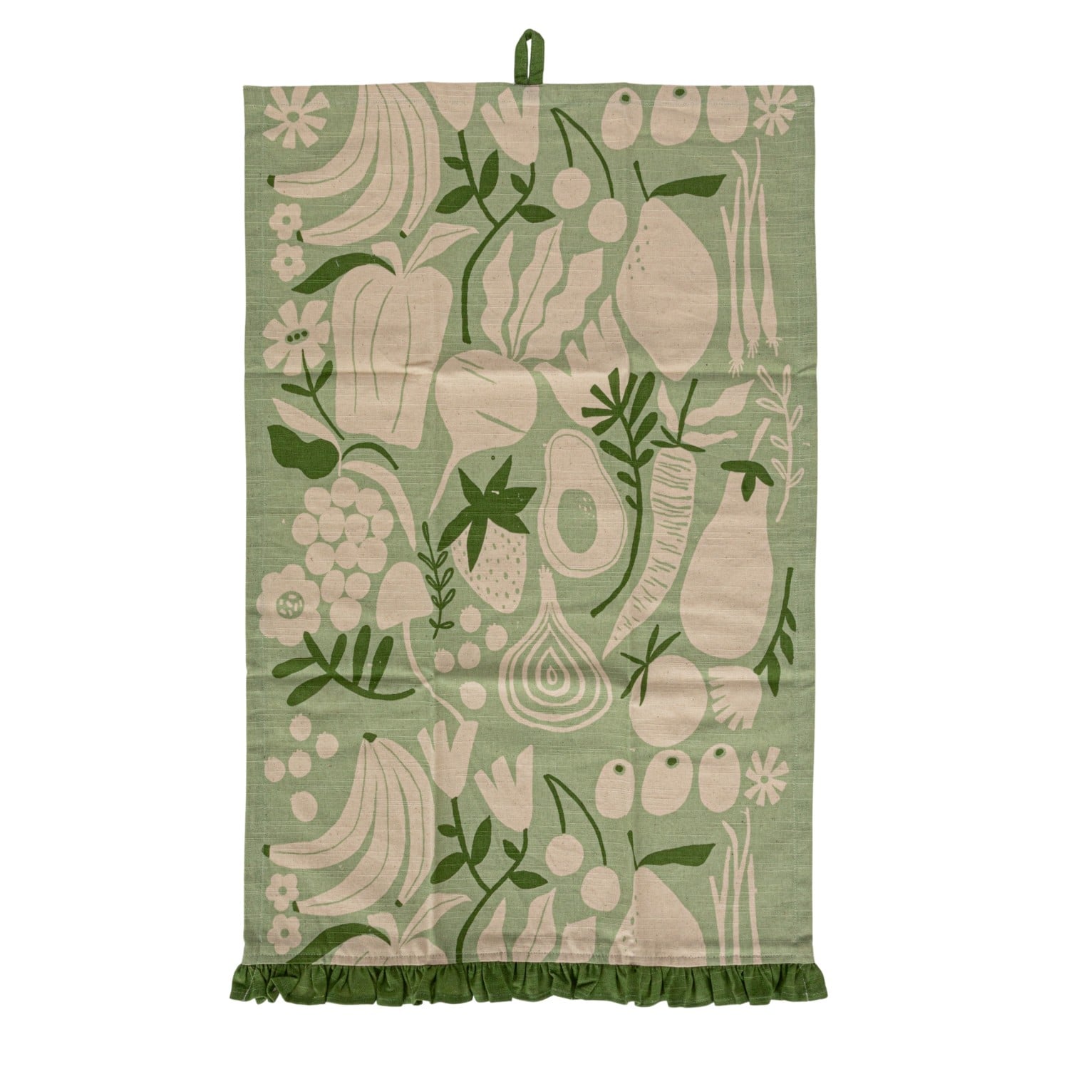 Hello Honey® Fruit Print Cotton Tea Towels, 3ct.