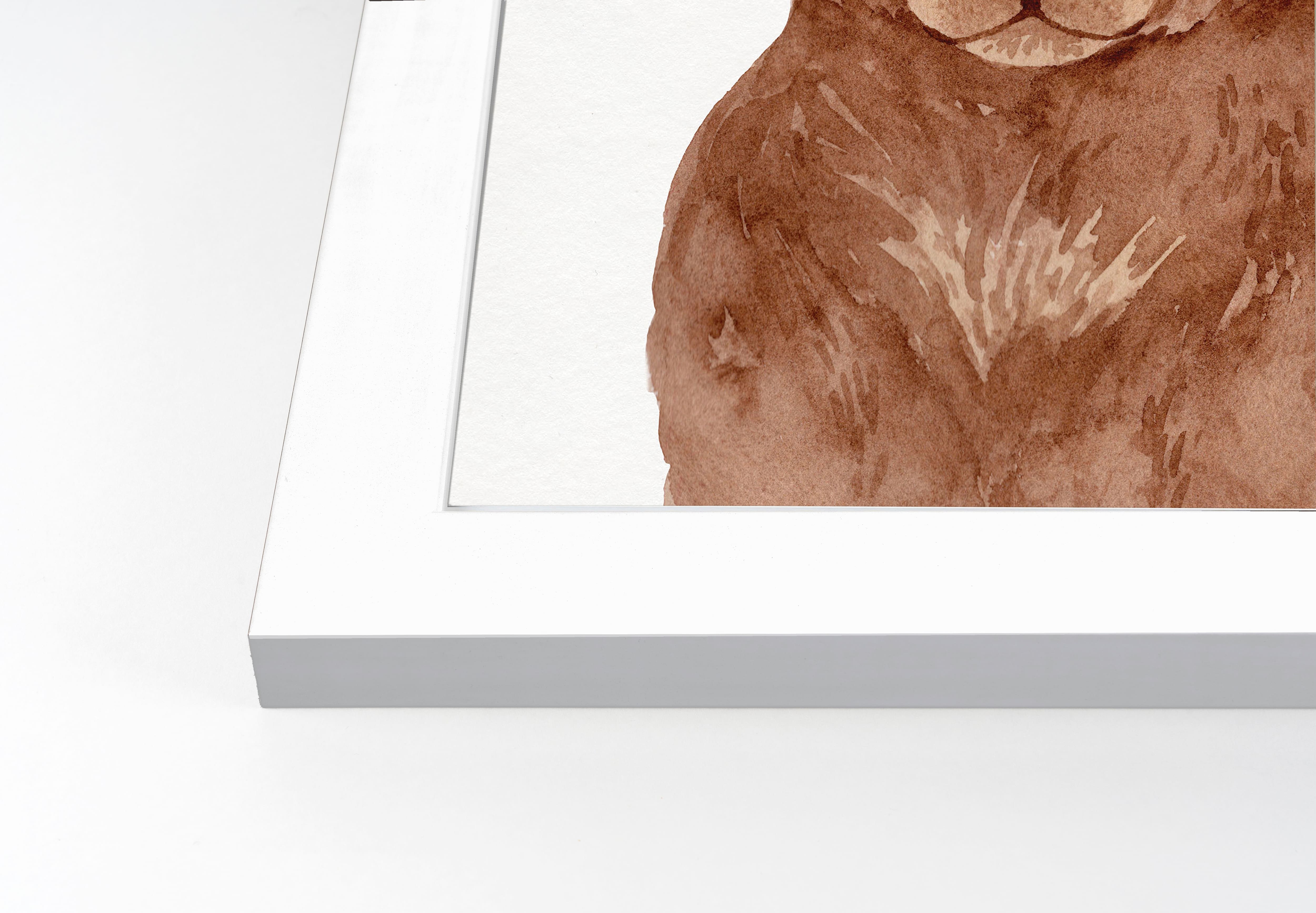 Baby Animal Framed Print Wall Hanging