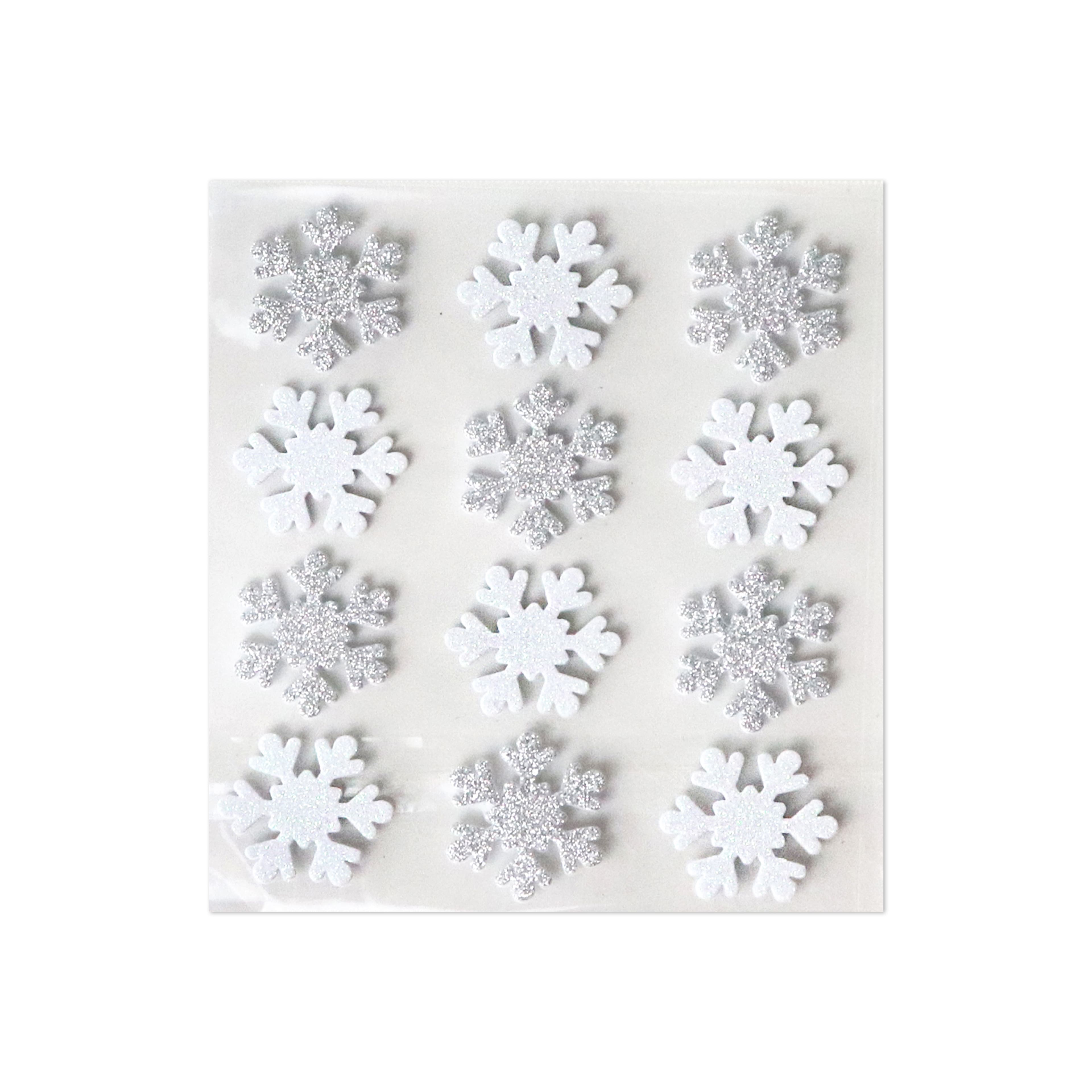 Glitter Snowflake Stickers by Recollections&#x2122;