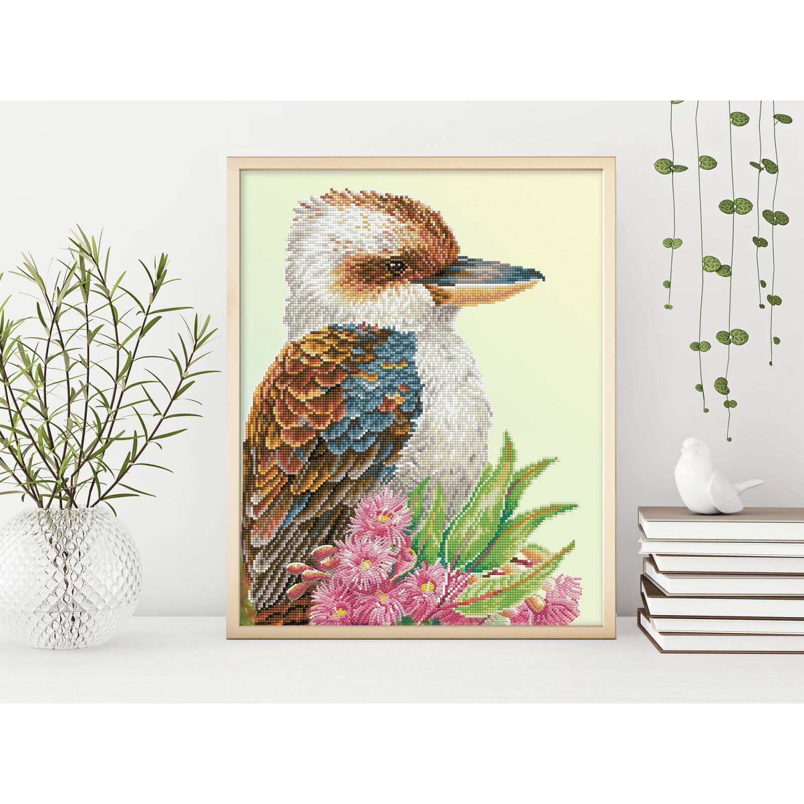 Diamond Dotz® Intermediate Kookaburra & Gum Blossom Diamond Facet Art Kit
