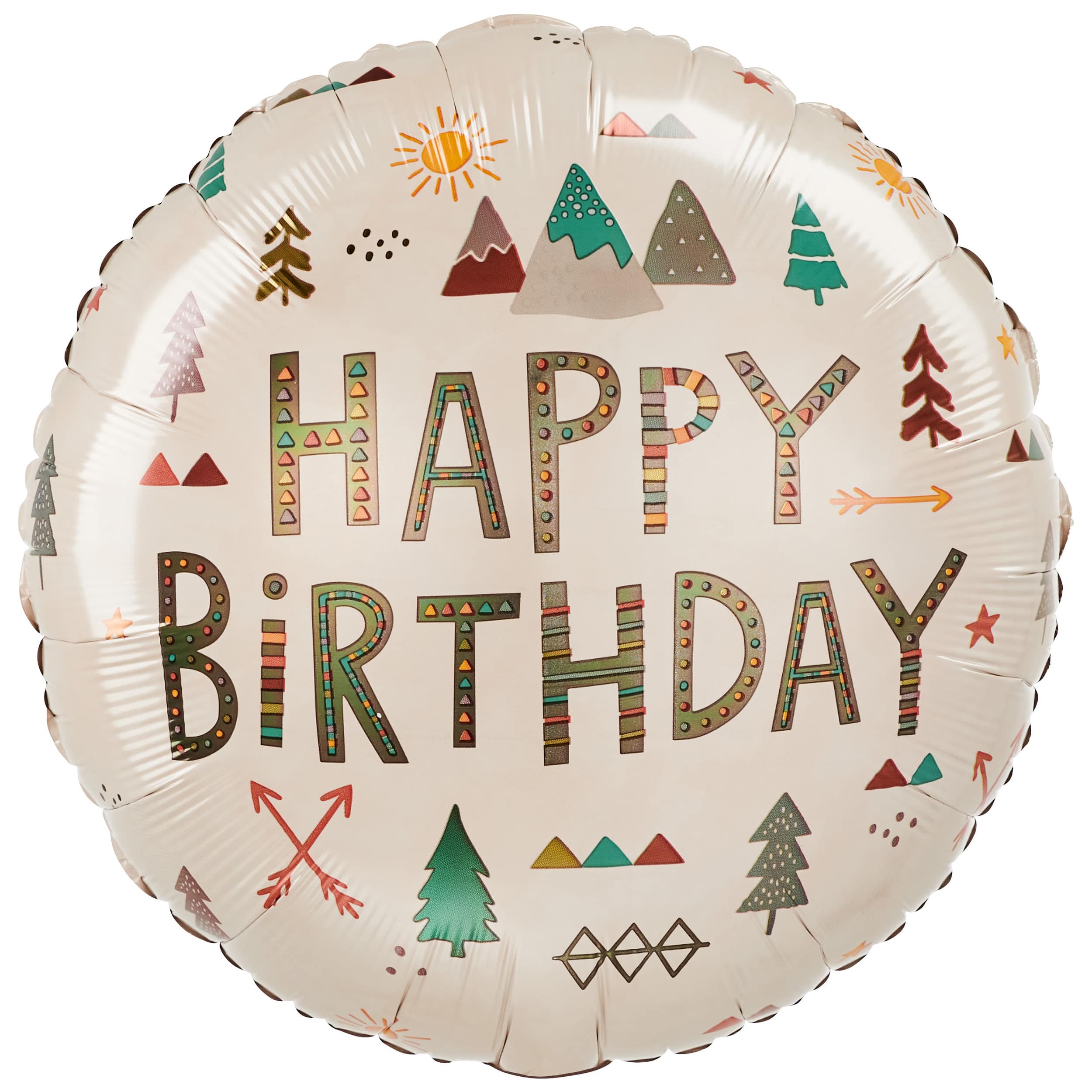 17&#x22; Wilderness Birthday Foil Balloon