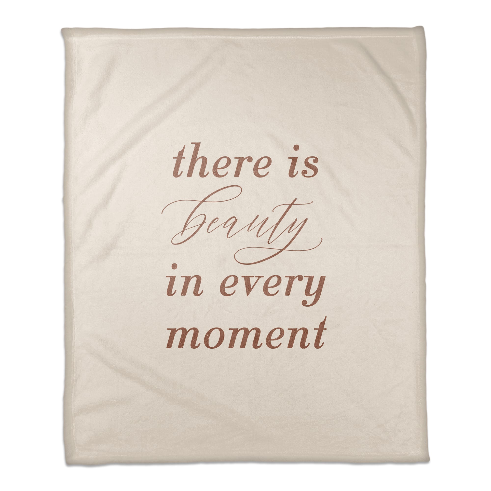 50" x 60" Beauty in Every Moment Coral Fleece Blanket