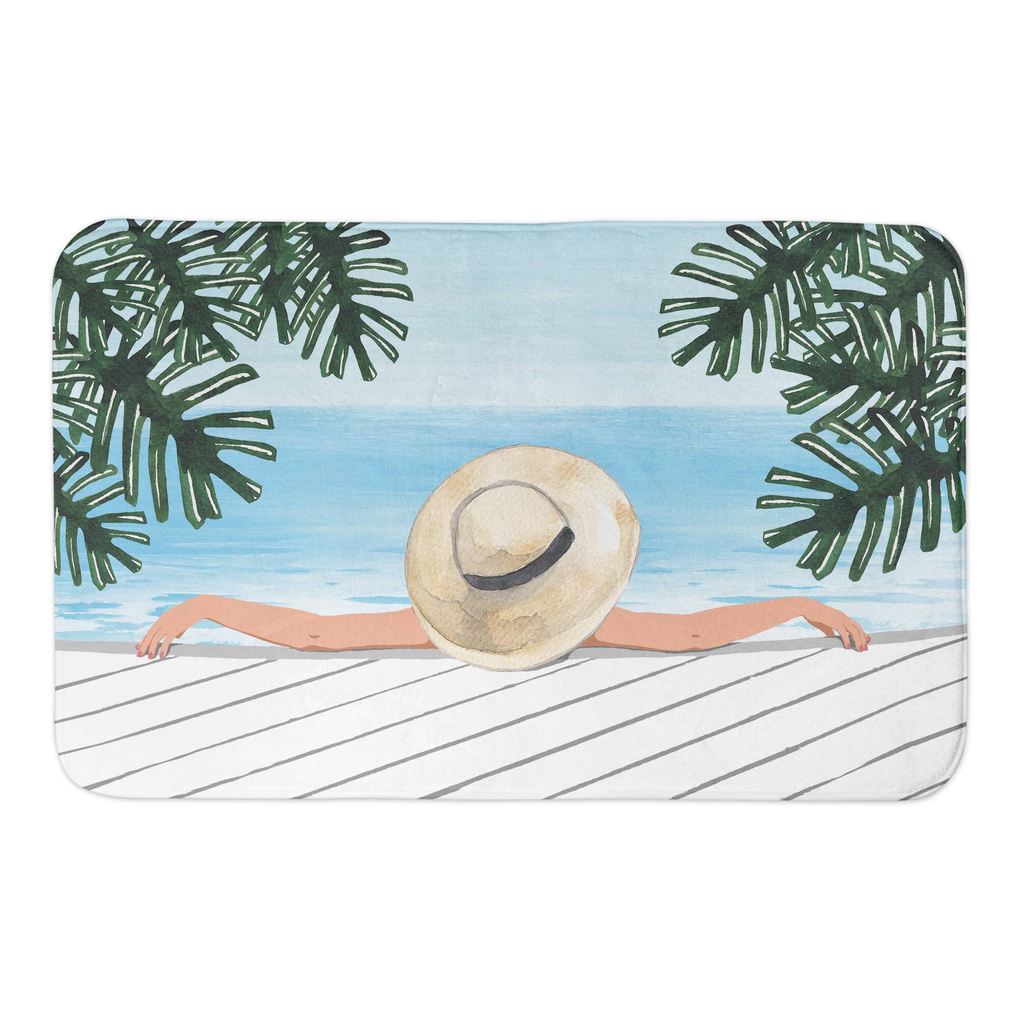 Lounging By The Sea 34" x 21" Bath Mat